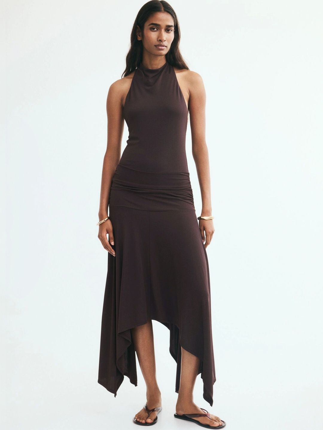 H&M Women Draped Halterneck Dress-picture-41