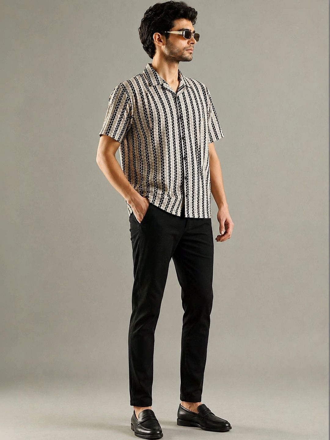 HERE&NOW Men Comfort Printed Casual Shirt-picture-17