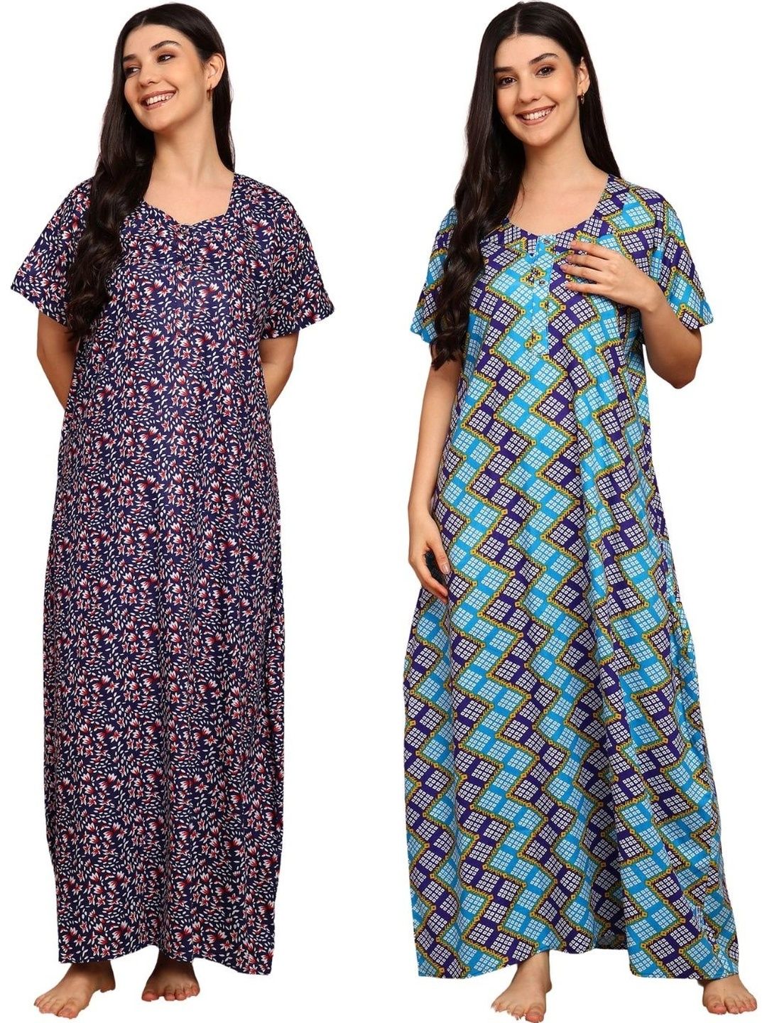 YUKATA Printed Maxi Nightdress-picture-47