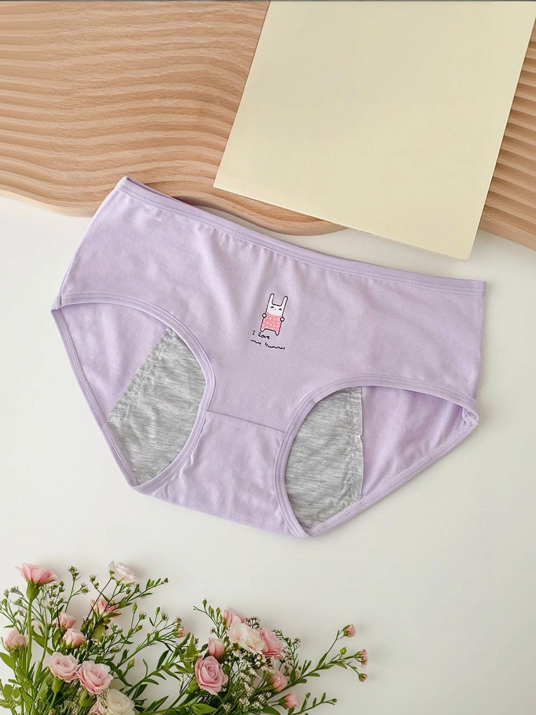 FOREVER FRIDAY Girls Printed Cotton Period Briefs-picture-36
