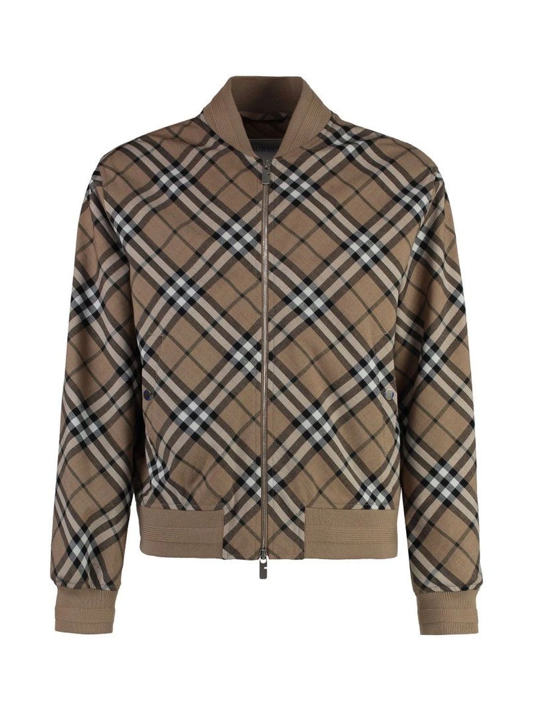 Burberry Men Checked Bomber Jacket-picture-15