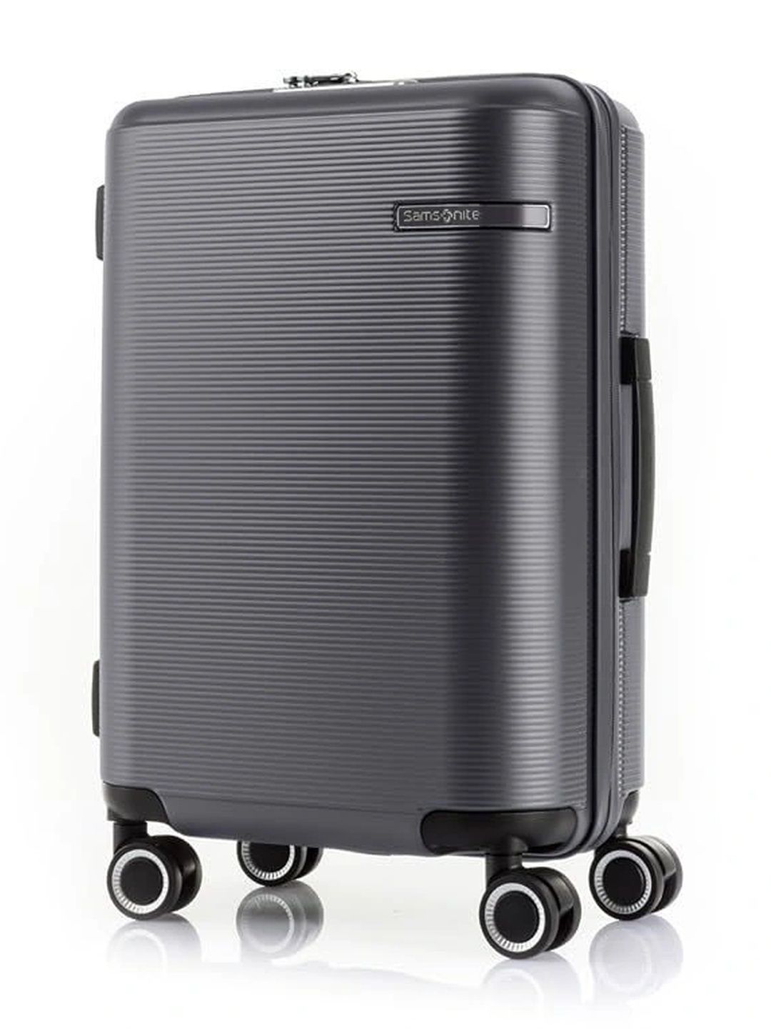Samsonite Textured Polycarbonate 360-Degree Rotation Trolley Suitcase-picture-51