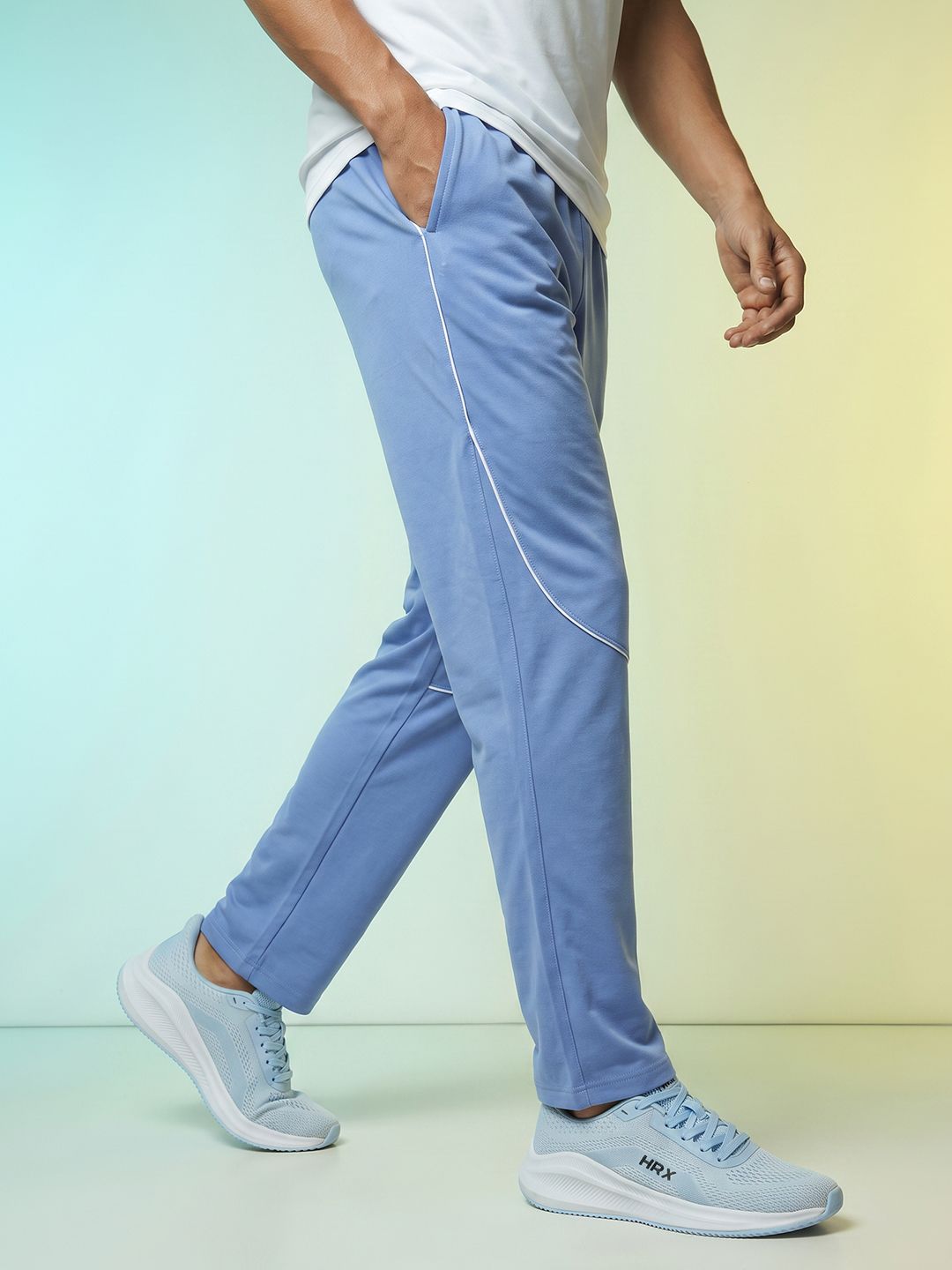 HRX by Hrithik Roshan Men Contrast Panelled Track Pants-picture-25