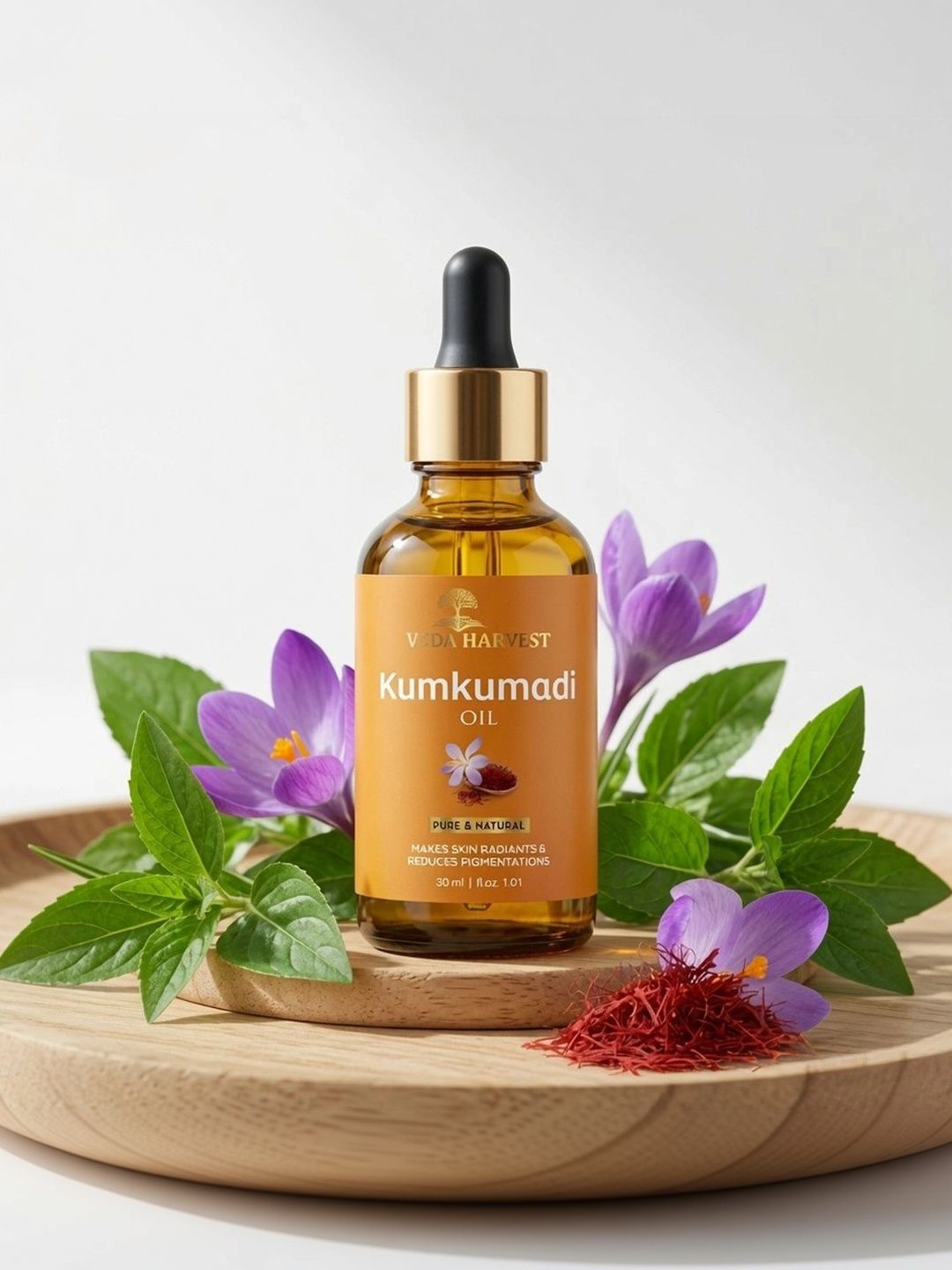 Veda Harvest Kumkumadi Face Oil For Even Looking Skin Tone - 30 ml-image-42