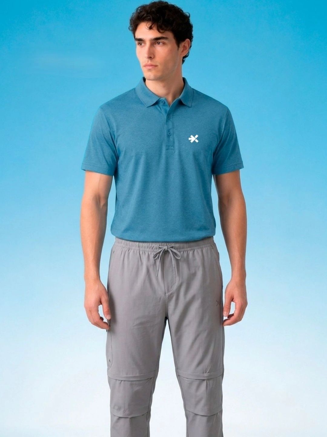 HRX by Hrithik Roshan Men Brand Logo Polo Collar T-shirt-picture-40