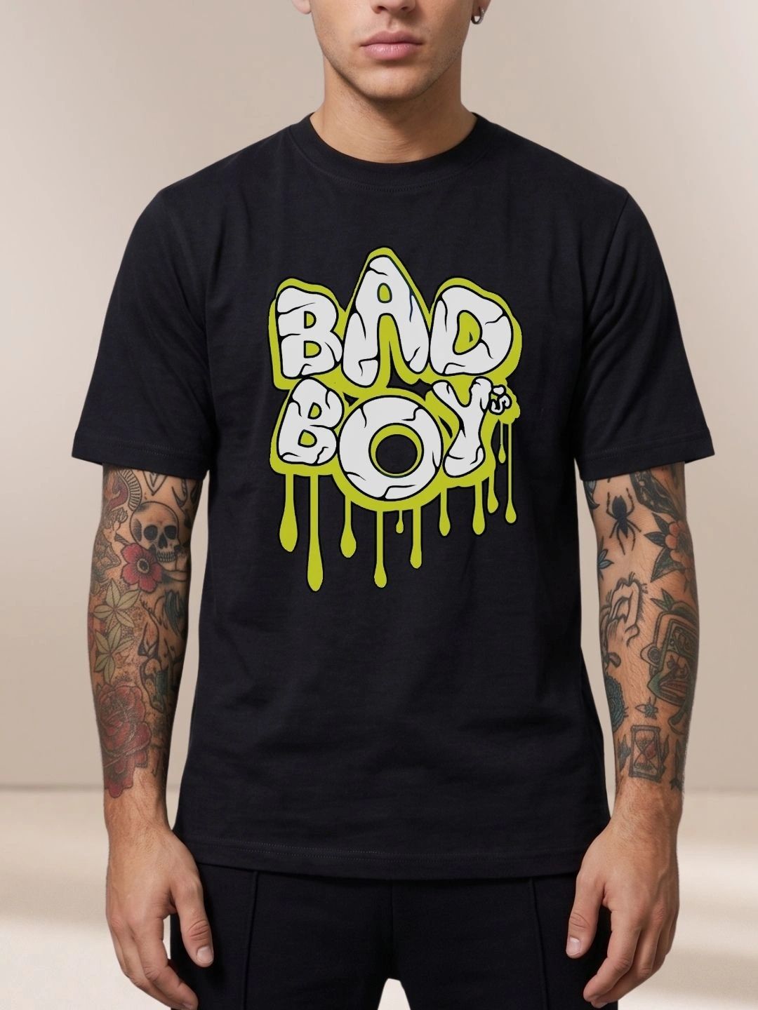MEG FASHION Men Typography Printed T-shirt-picture-45