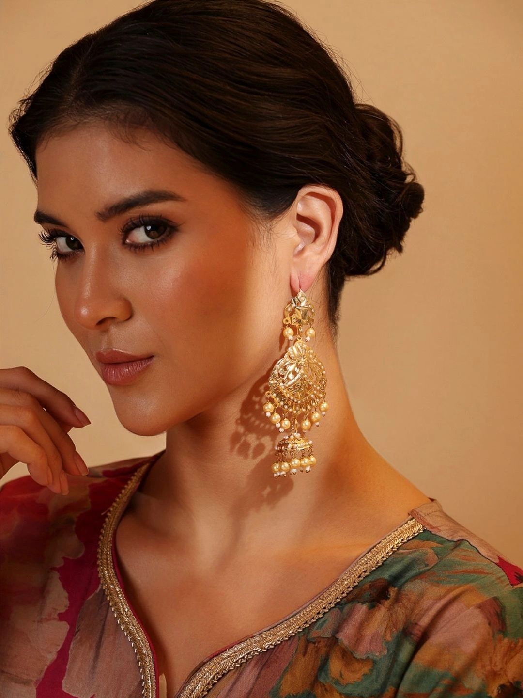 Biba Circular Jhumkas Earrings-picture-12