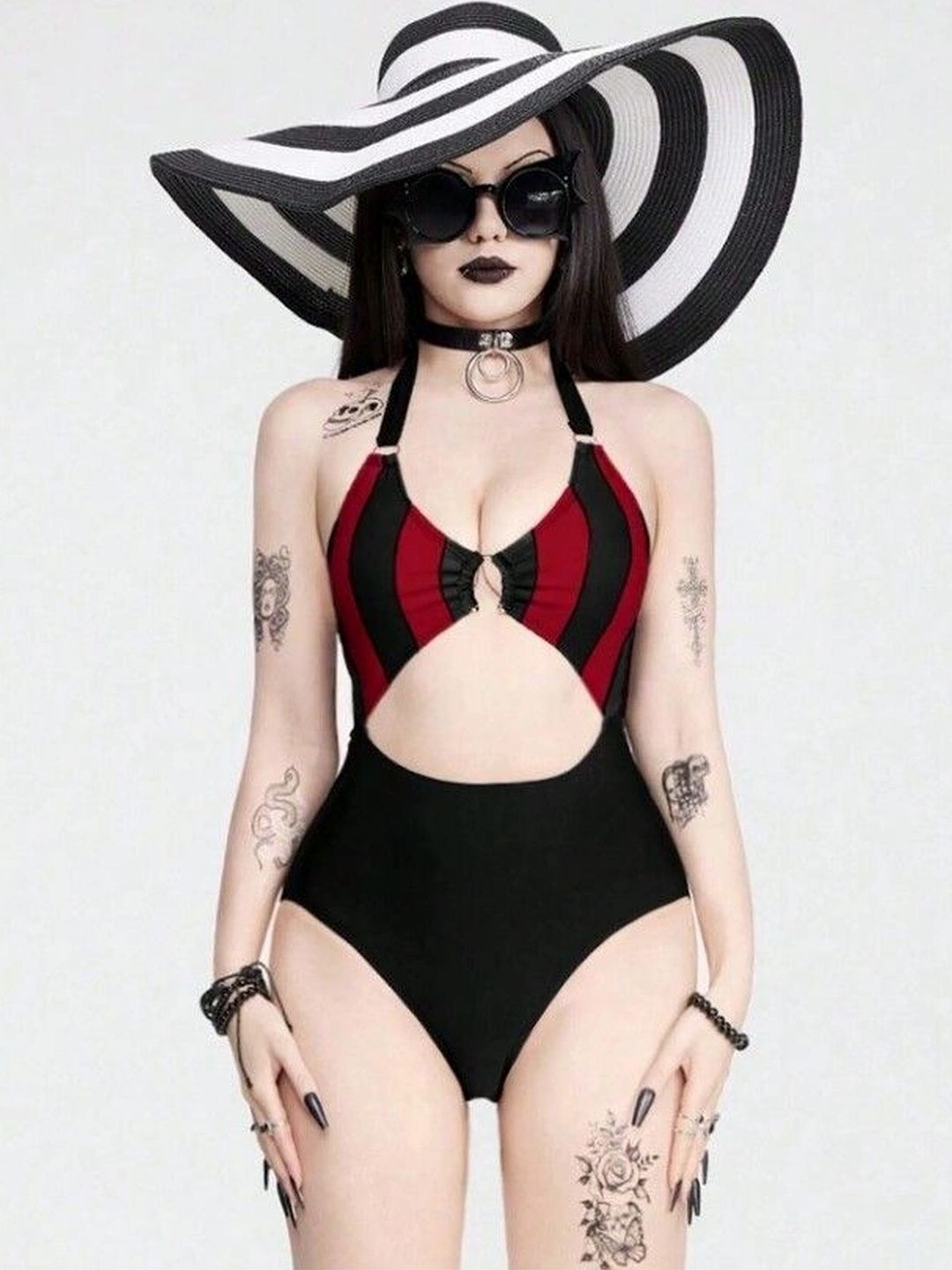 Swibona Halter Neck Bodysuit-picture-48