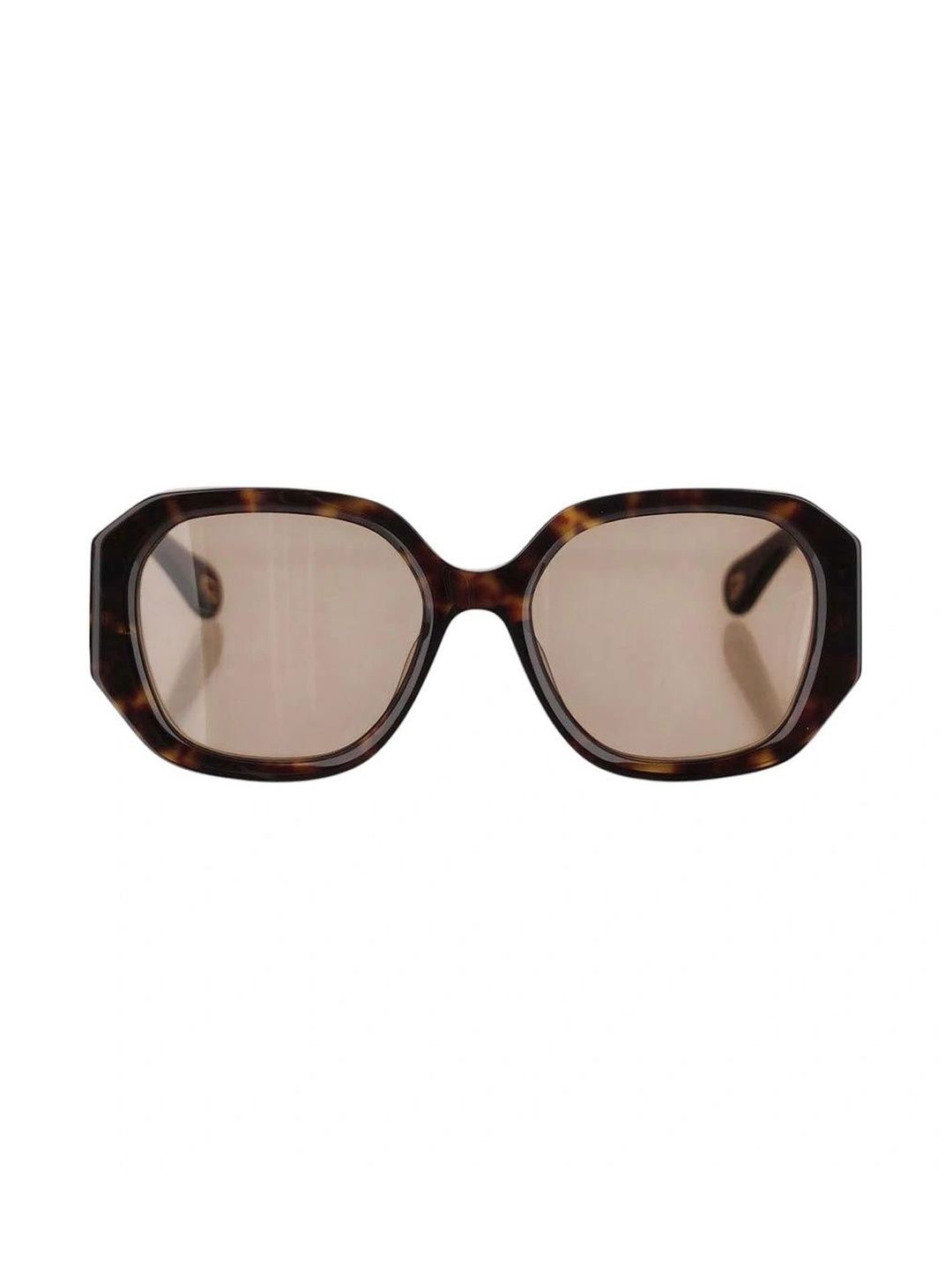 Chloe Women Brown Lens & Brown Oversized Sunglasses with-image-47