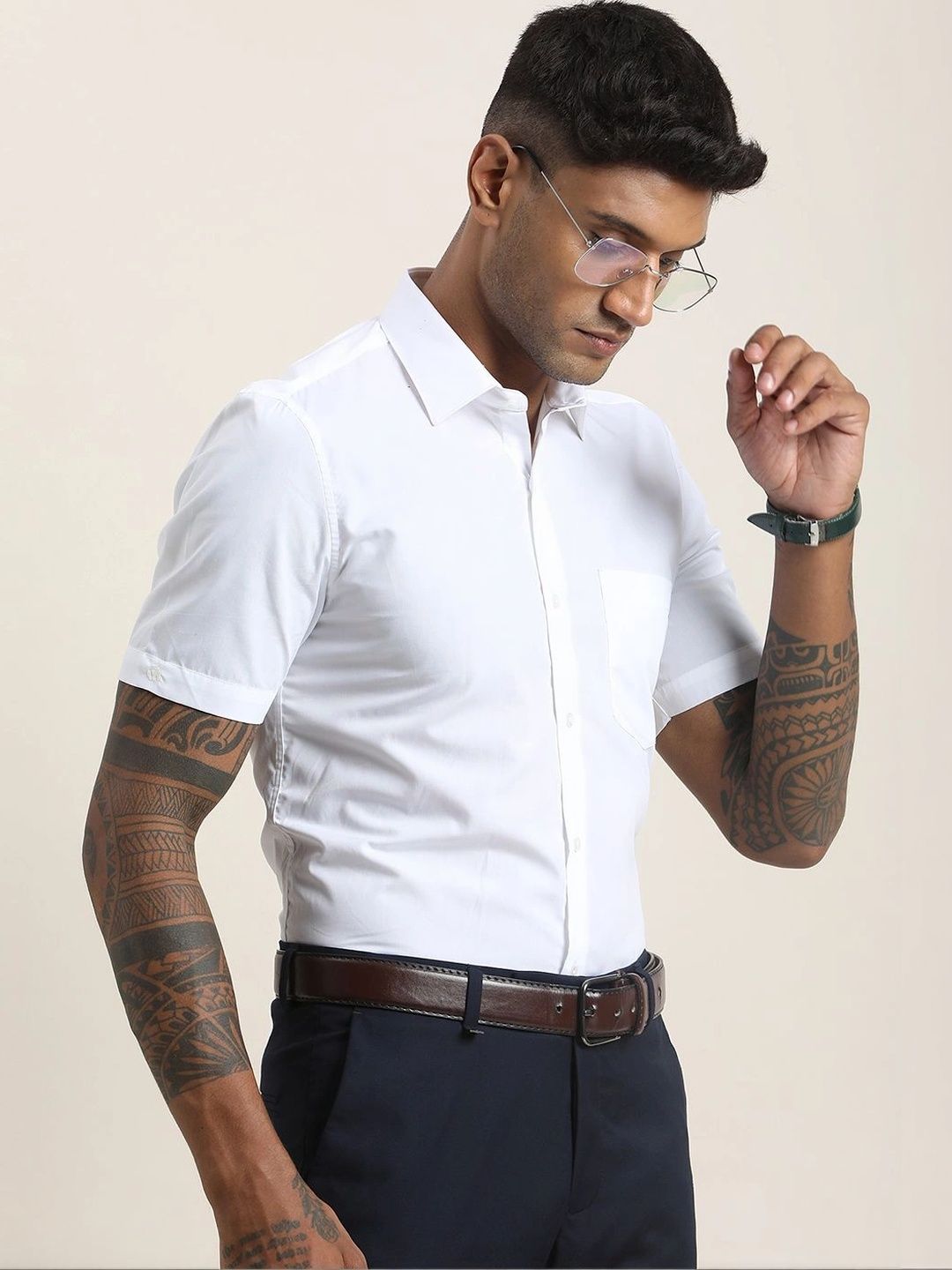 Turtle Men Standard Slim Fit Formal Shirt-picture-19