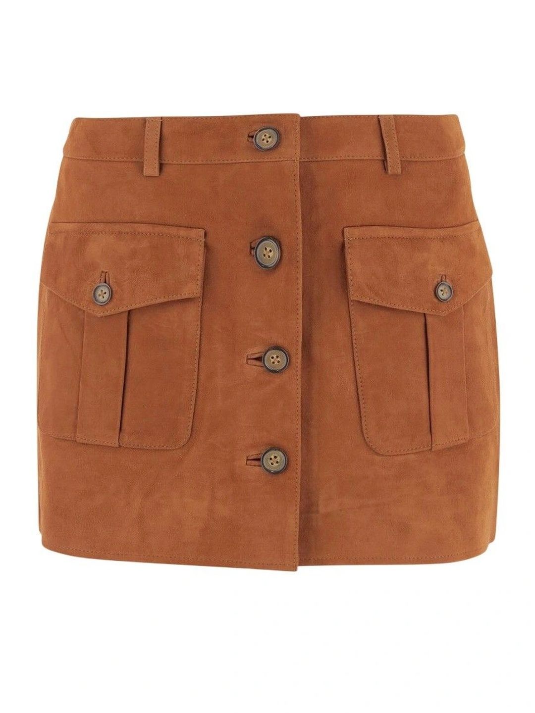 The Garment Women Utility or Military Inspired Mini A-Line Skirt-picture-45