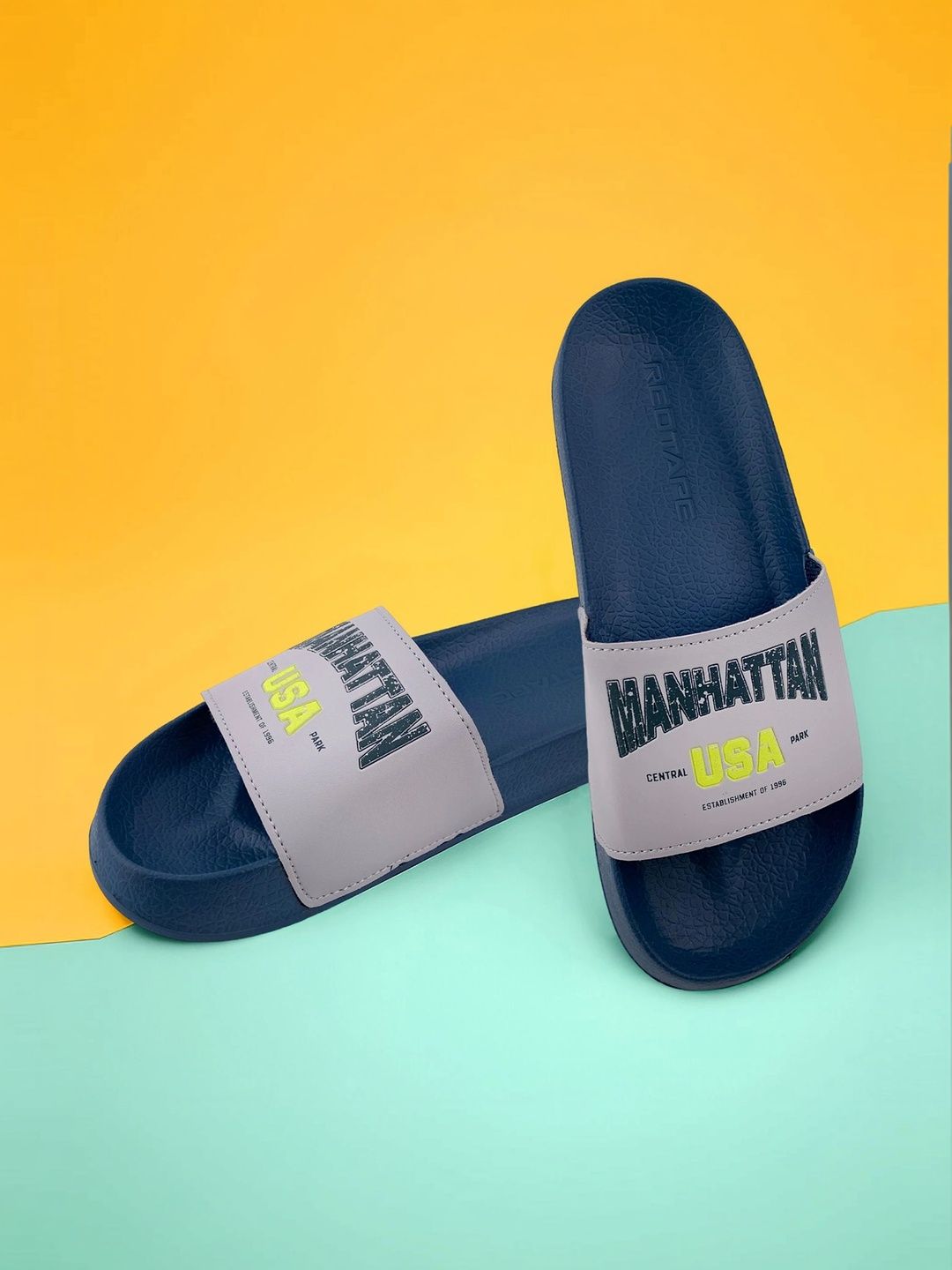 Red Tape Men Printed Sliders-picture-21