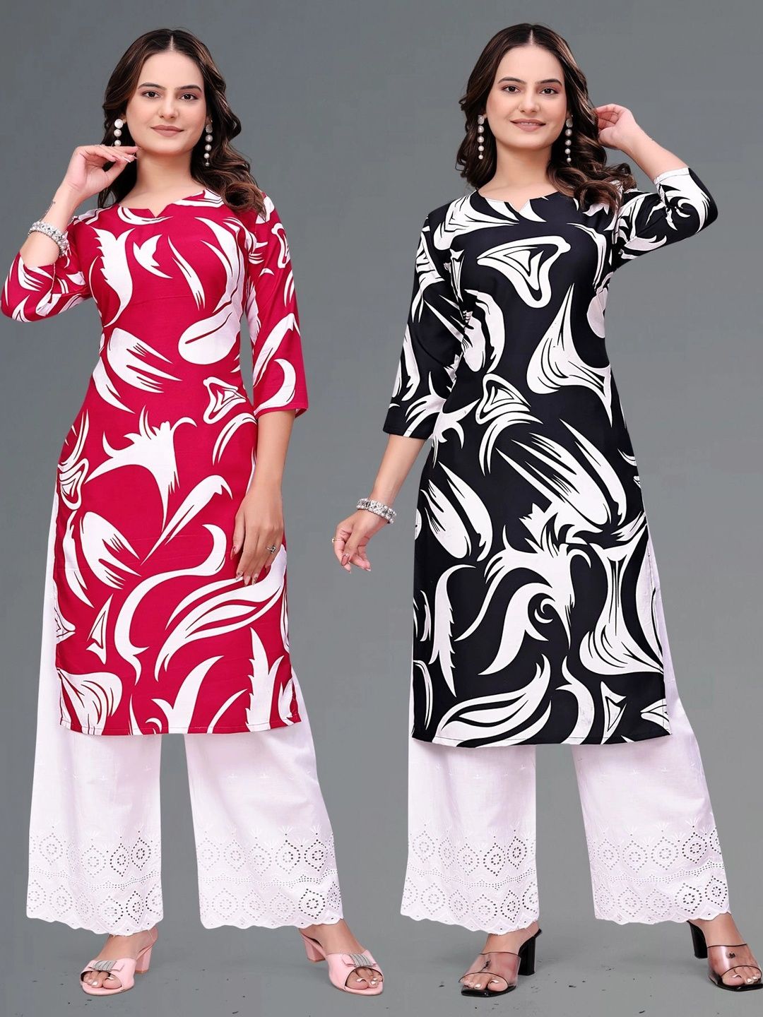 SHAIBO SAREE Printed Pure Crepe Kurti-picture-13