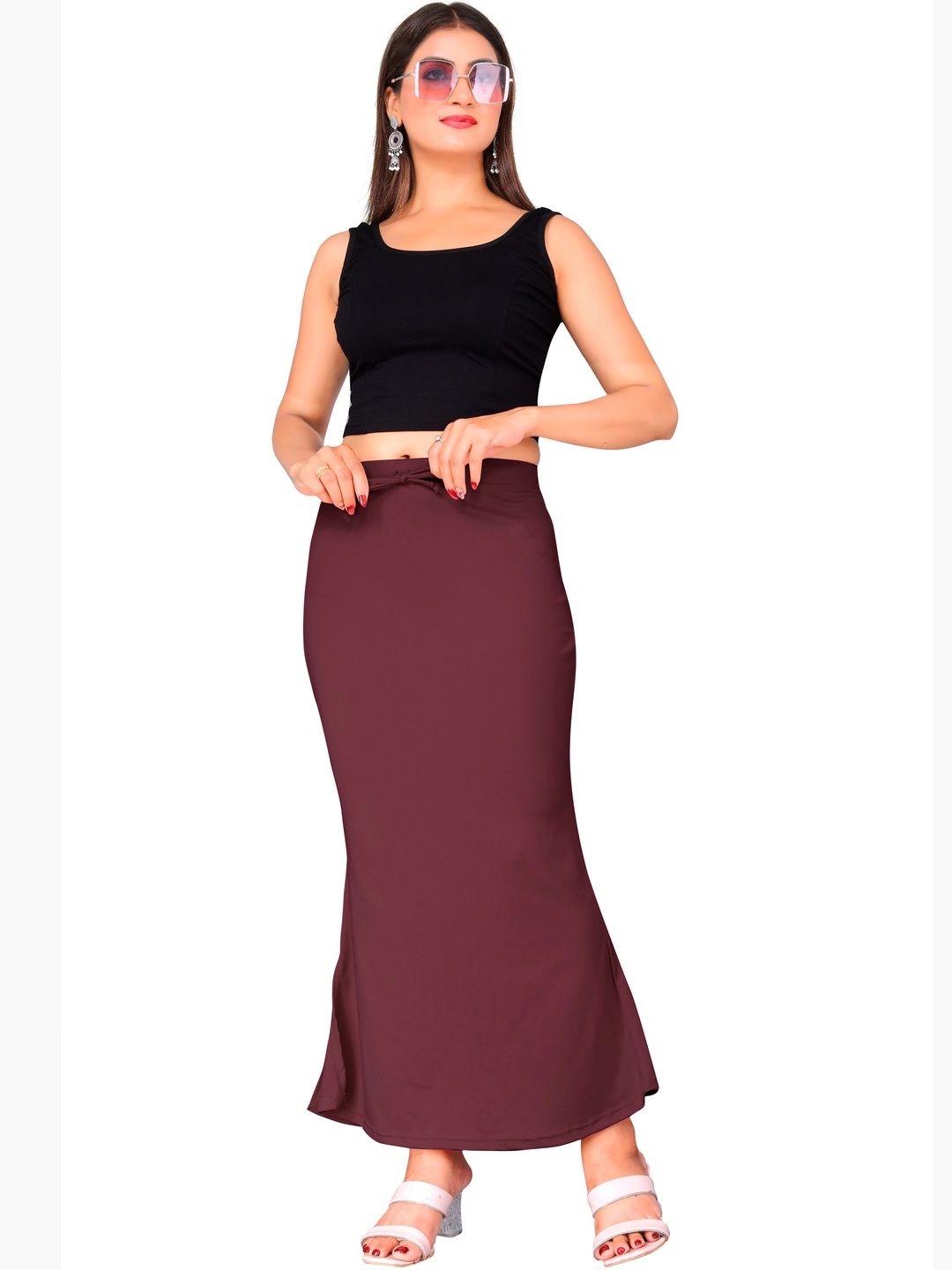 SHREEJI DESIGNER Fully Streachable Saree Shapewear-picture-46