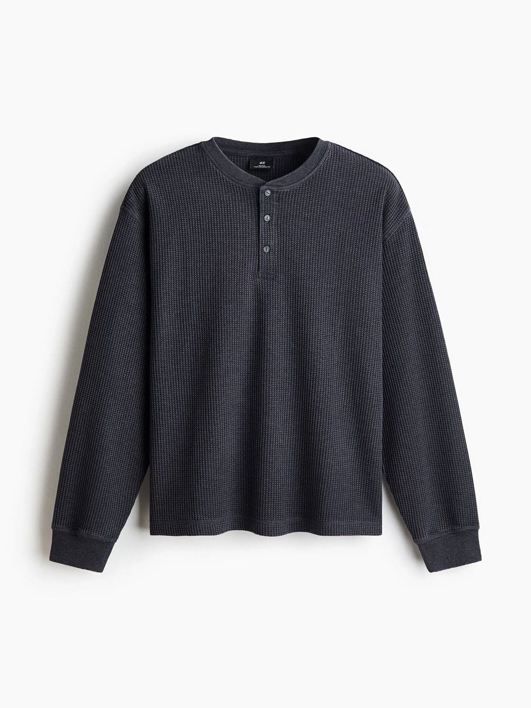 H&M Men Henley Neck T-shirt-picture-50