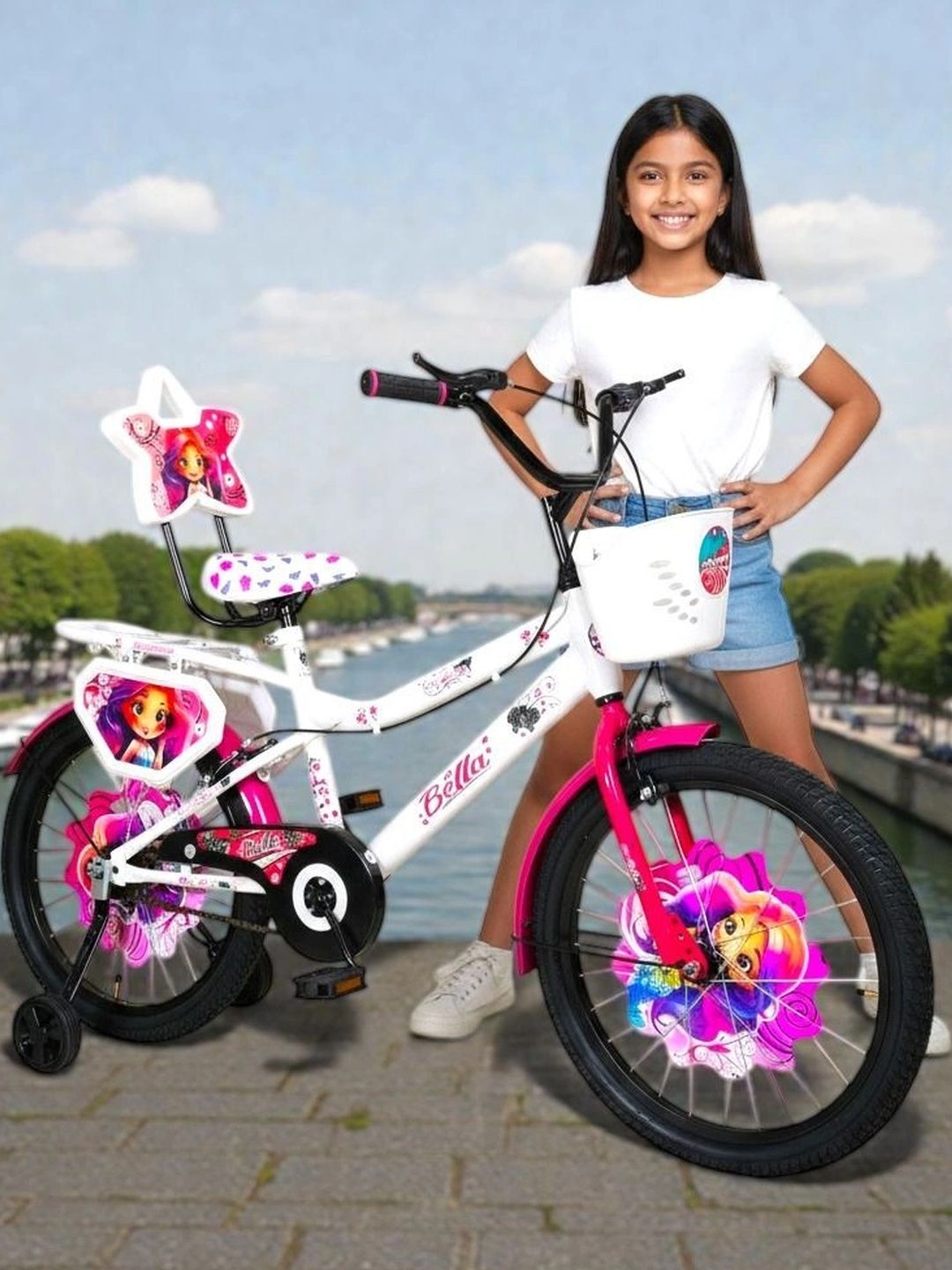 FOXGLOVE BELLA Patterned Glossy Bicycle - 20 Inch-image-38