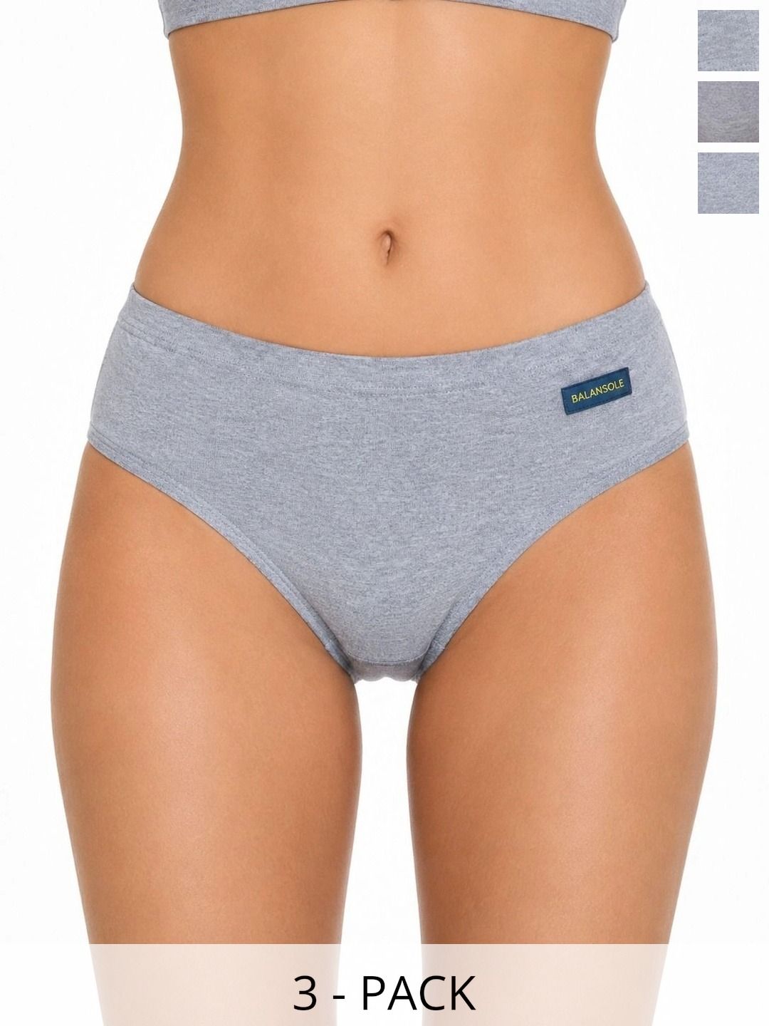 FABCHOICE Women Pack of 3 Cotton Bikini-picture-13