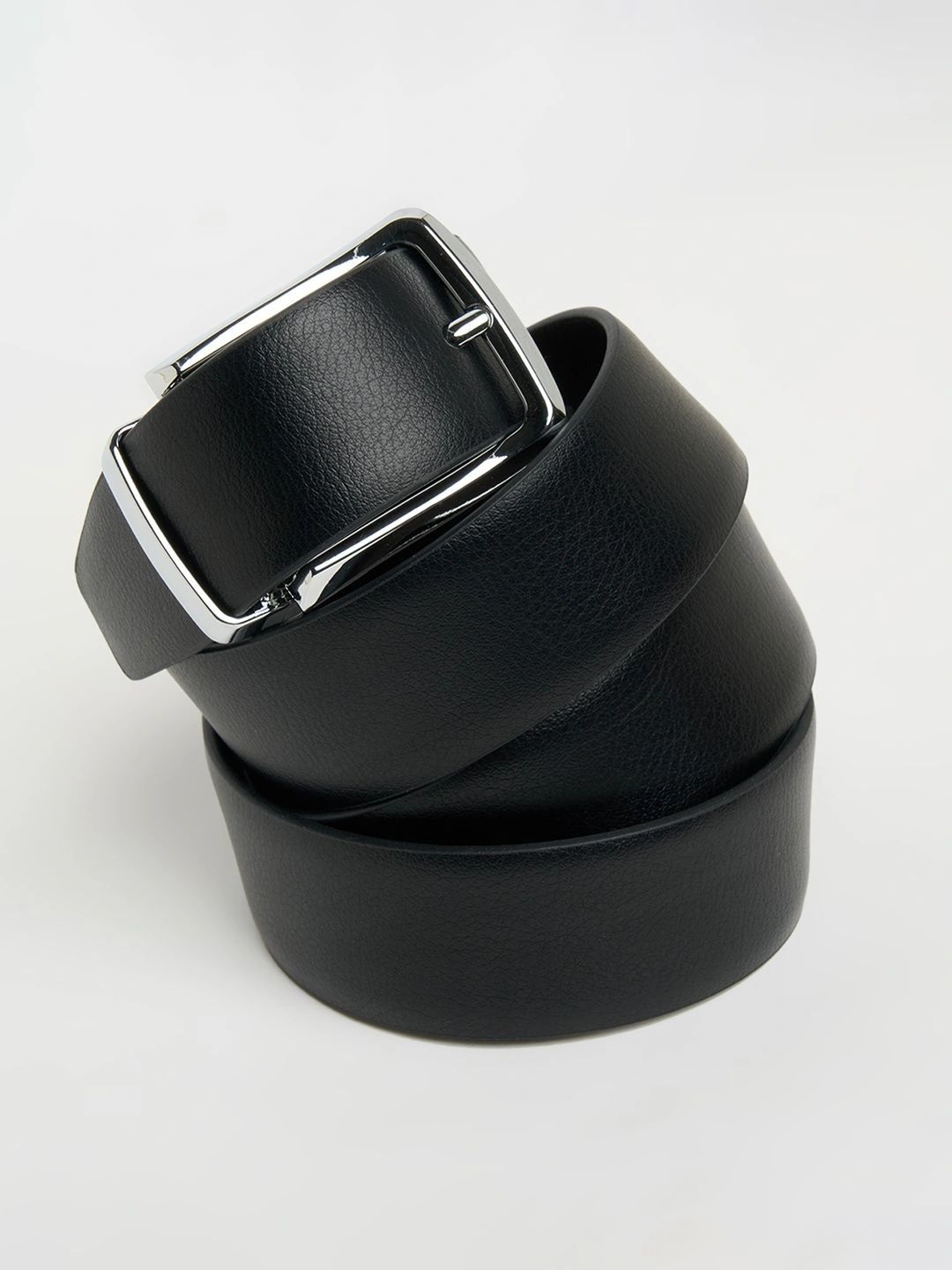 Urban Ranger by pantaloons Men Textured Leather Reversible Formal Belt-image-27