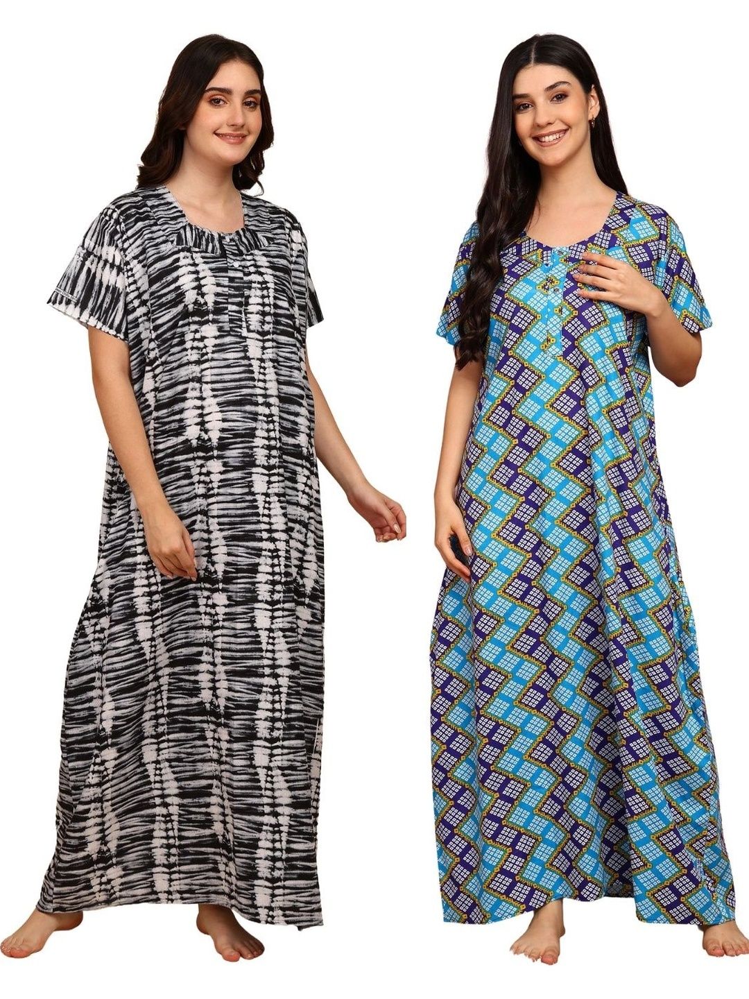 YUKATA Printed Maxi Nightdress-picture-23
