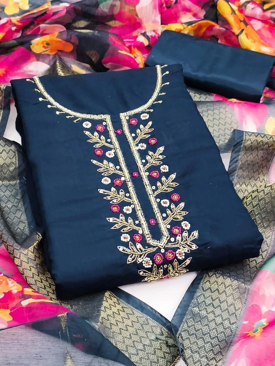 Moda Rapido Embroidered Unstitched Dress Material-picture-18