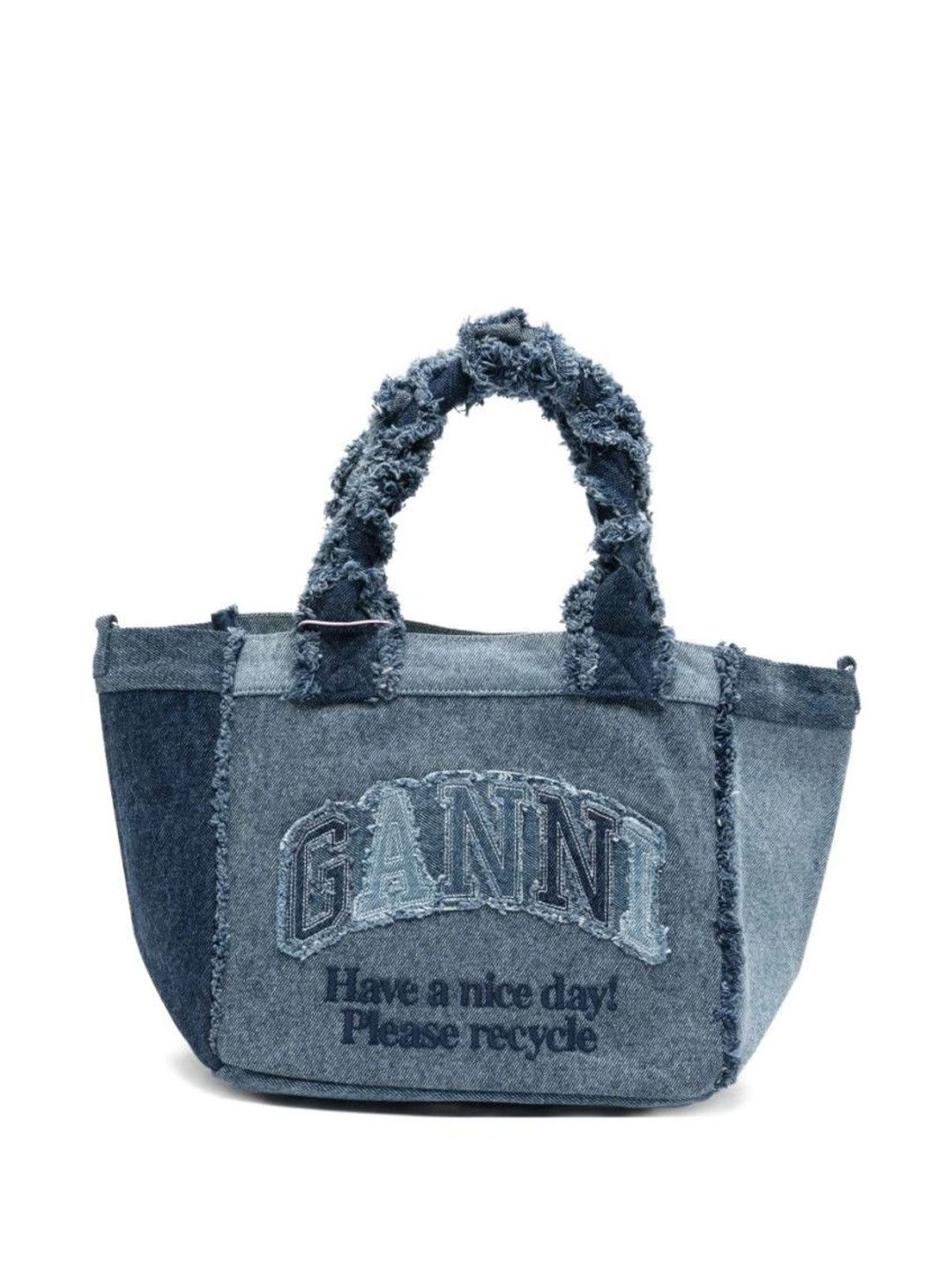 Ganni Textured Tote Bag-image-35