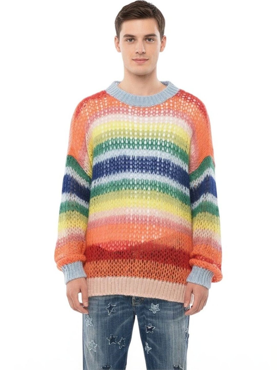 Dsquared2 Men Striped Woollen Pullover-picture-43