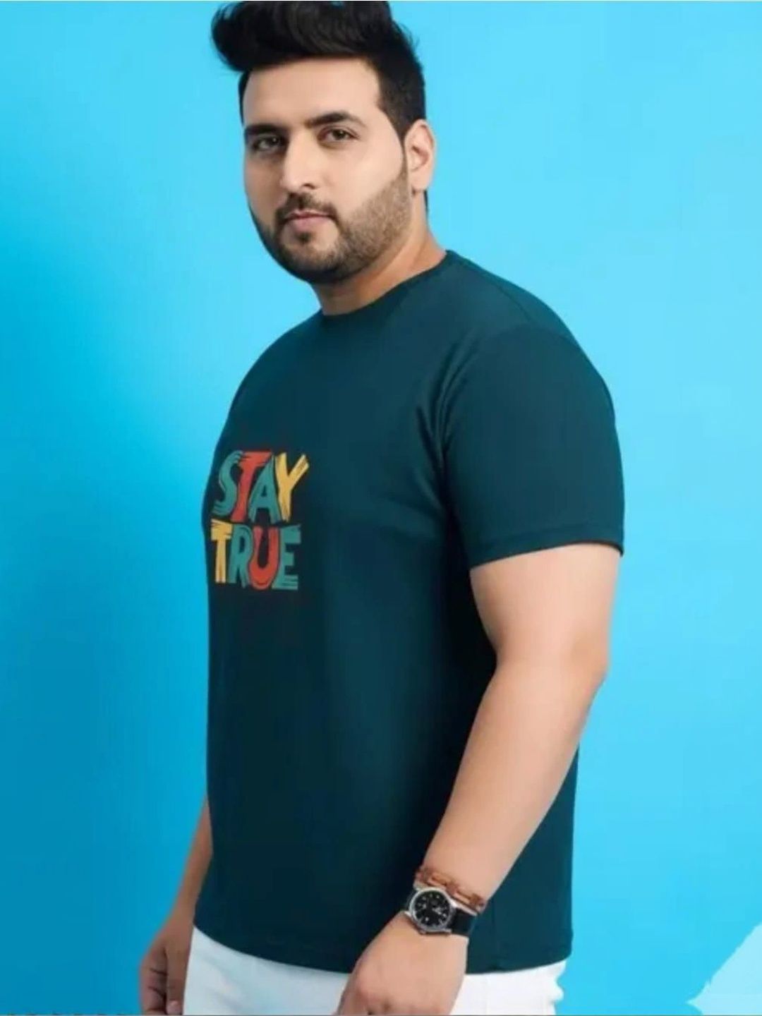 DAAWEAR OUTFITS Men Typography Printed T-shirt-picture-34