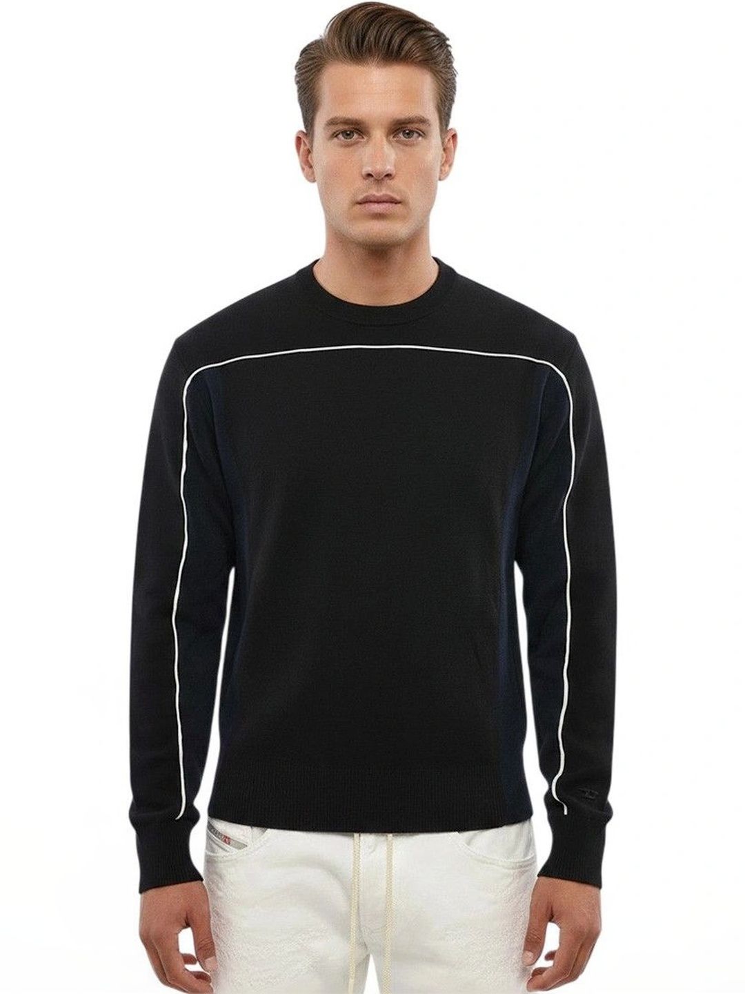 DIESEL Men Colourblocked Sweatshirt-picture-14