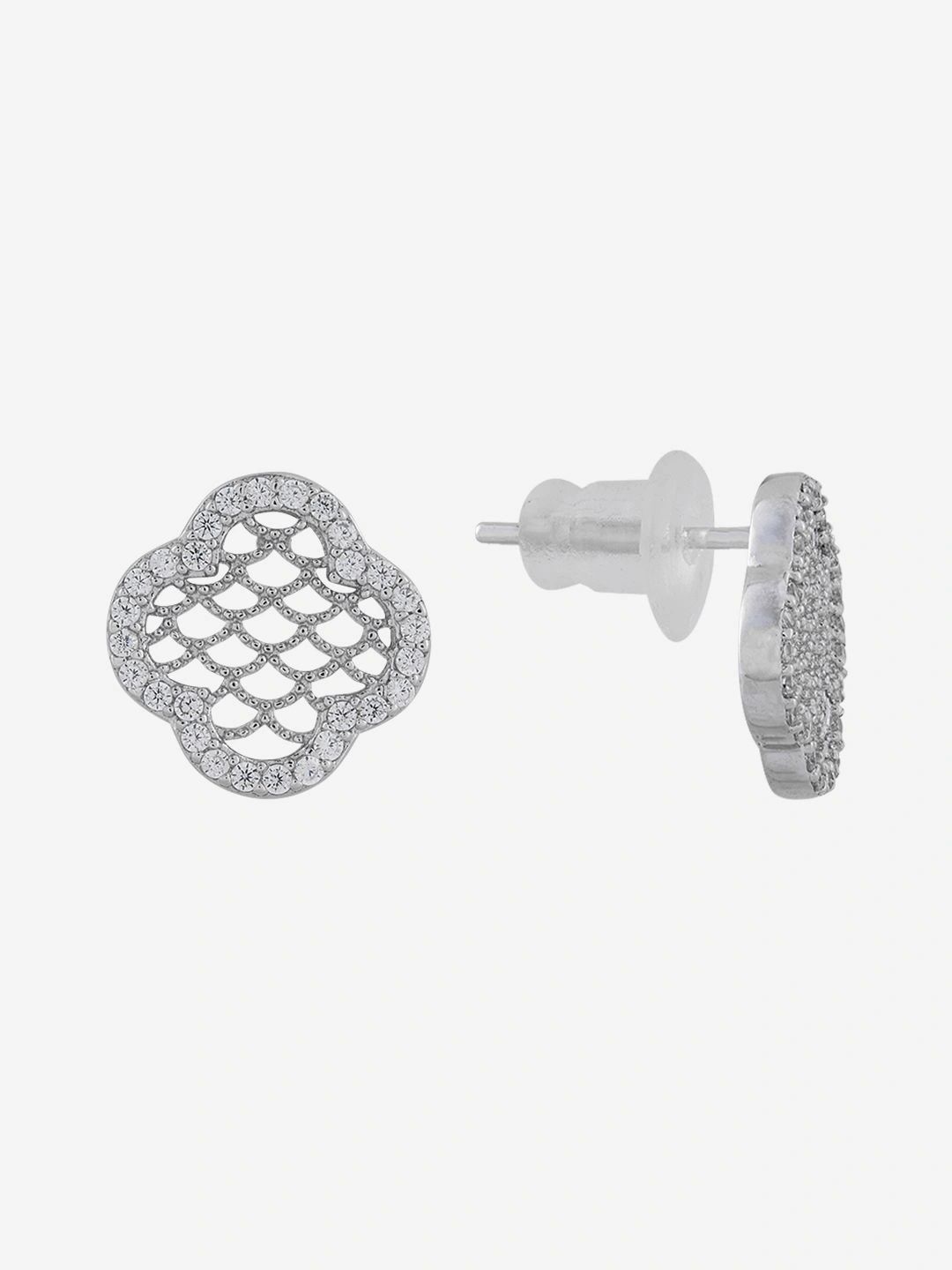 Kushal's Fashion Jewellery Geometric Studs Earrings-picture-51