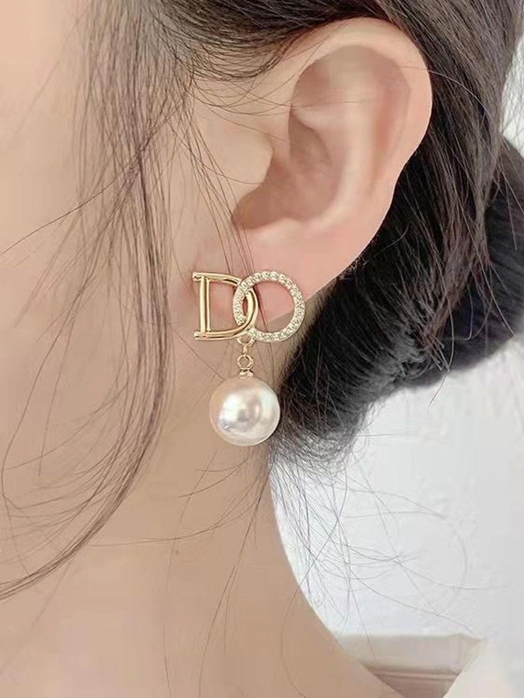 Celestria Geometric Drop Earrings-picture-4