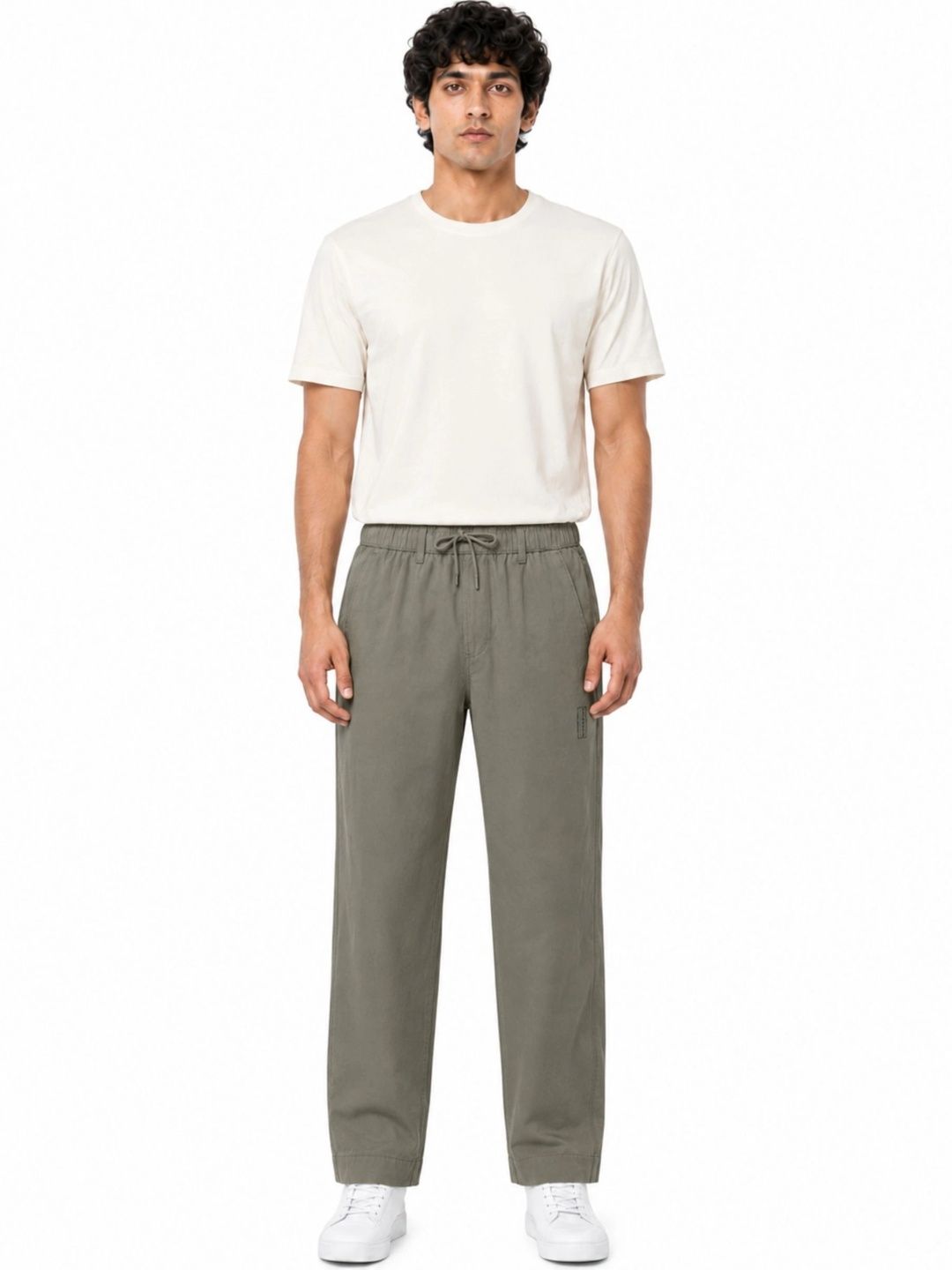 MOUNTAIN COLOURS Men Regular Fit Brand Logo Track Pants-picture-23