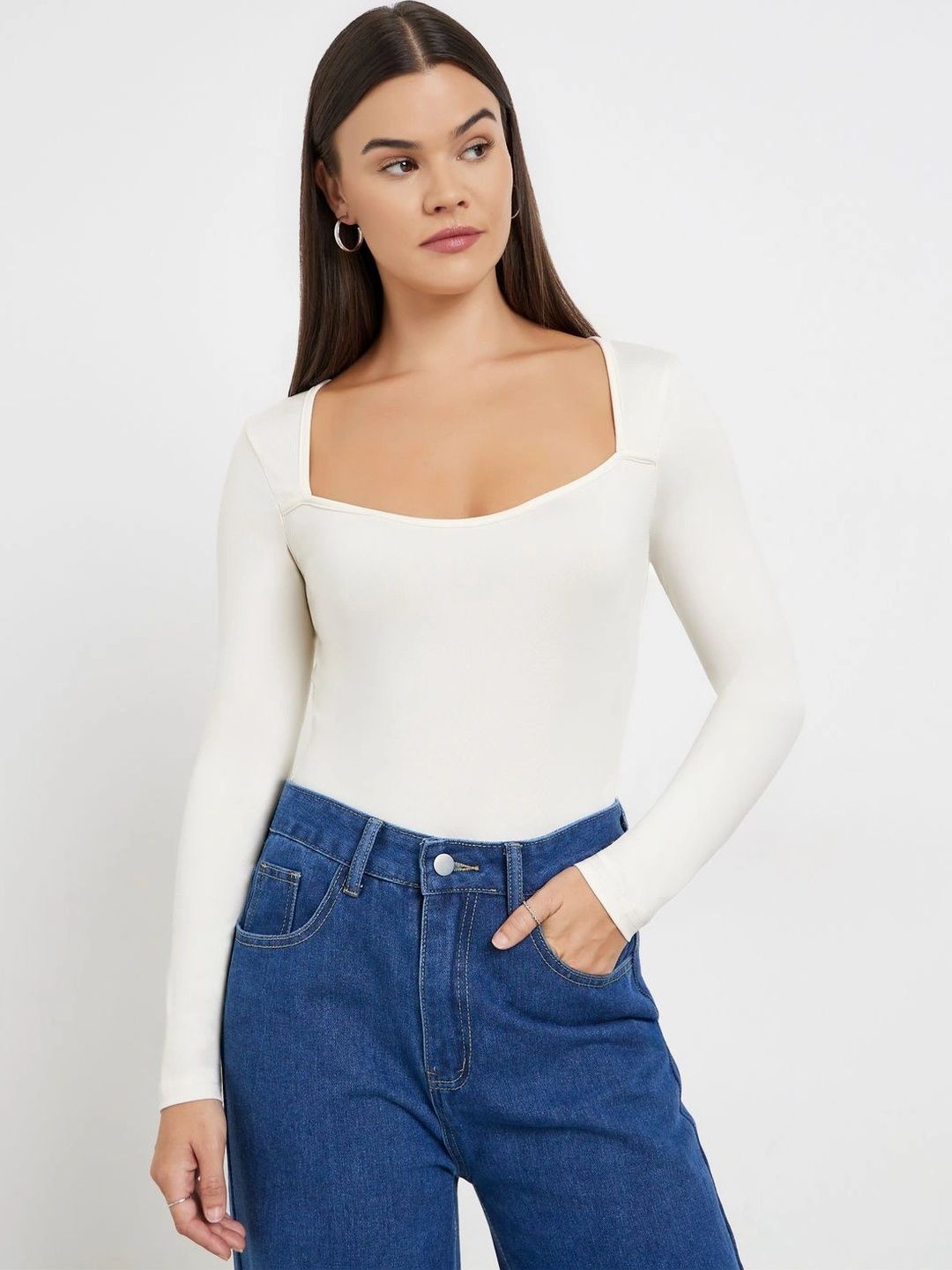 Styli Square Neck Bodysuit-picture-38