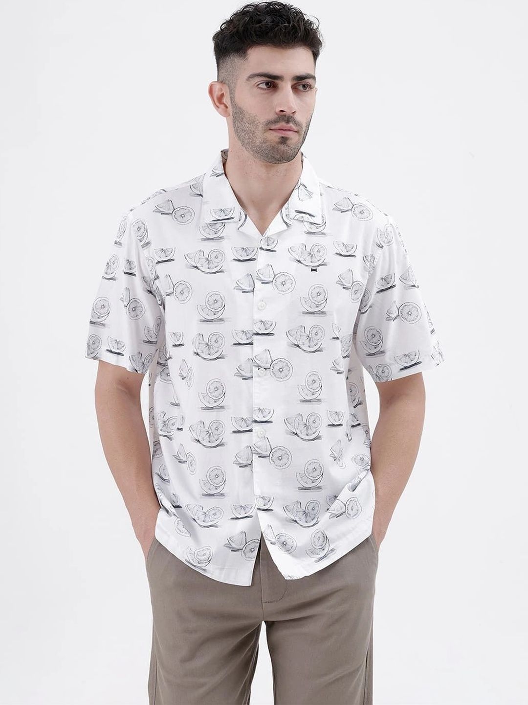 Basics Men Printed Casual Shirt-picture-47