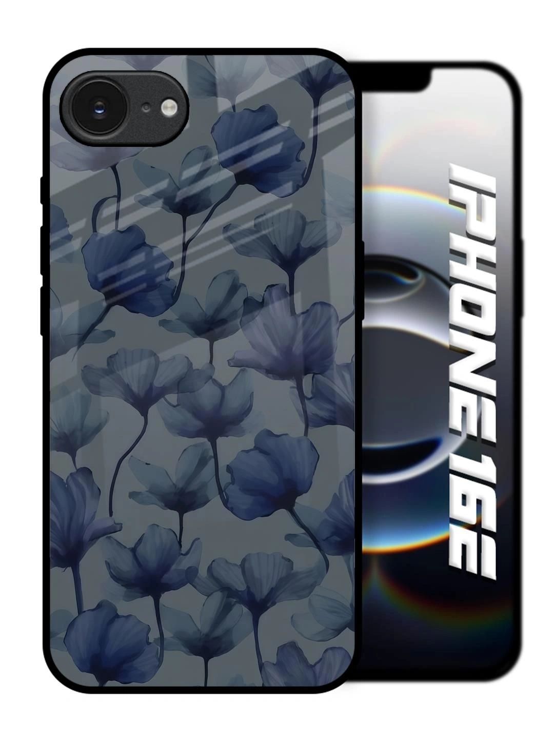 QRIOH Floral Printed Apple iPhone 16e Back Case Mobile Accessories-picture-34