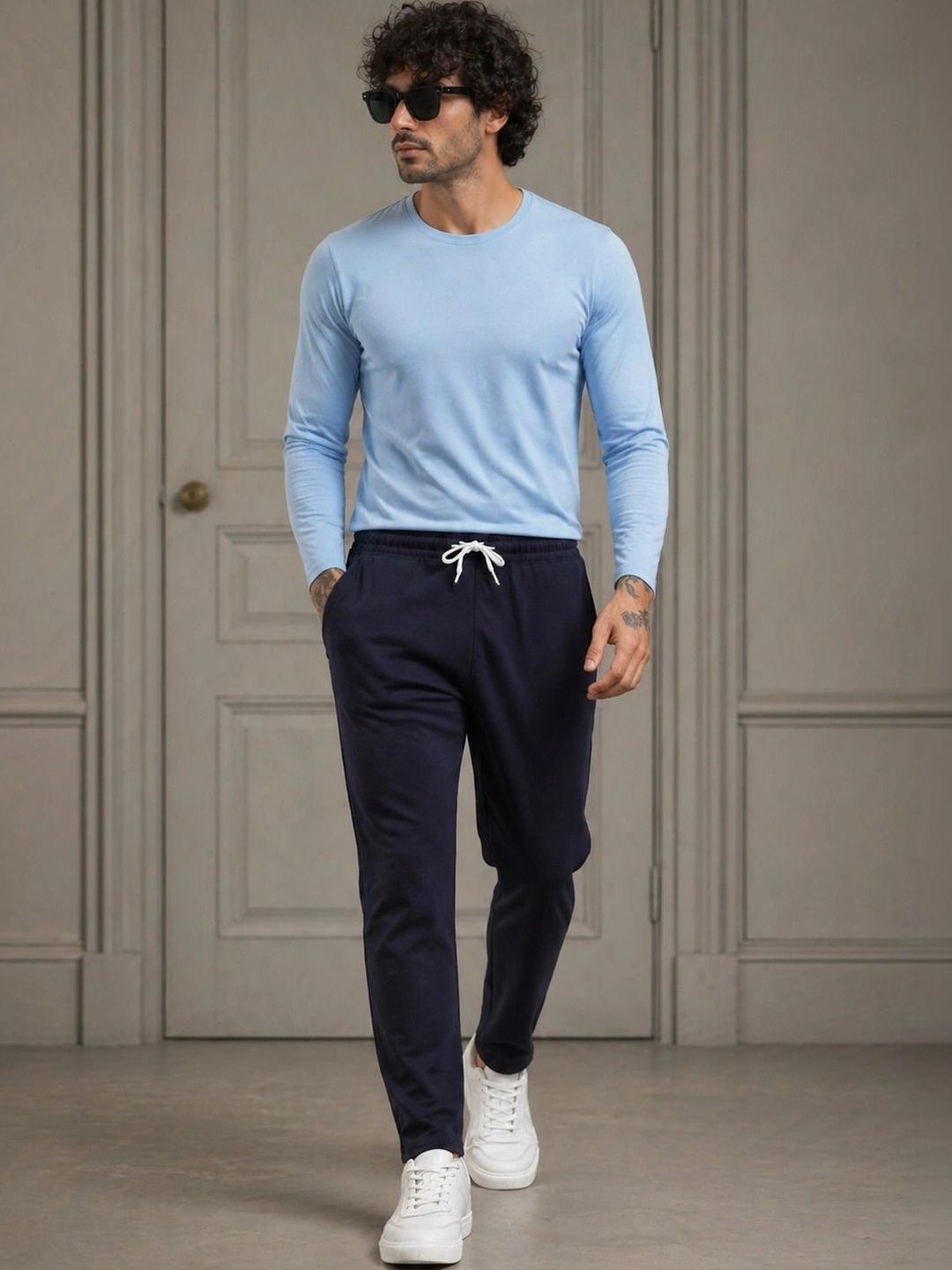 SZN Men Regular Fit Track Pants-picture-32