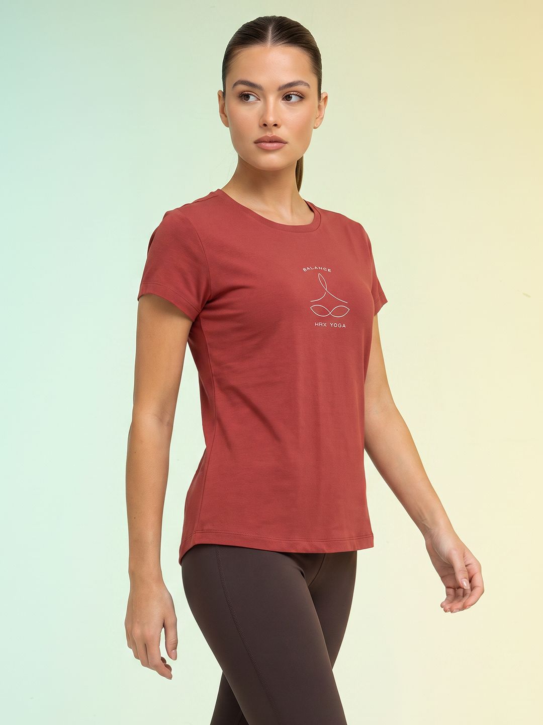 HRX by Hrithik Roshan Typography Printed Yoga T-shirt-picture-31