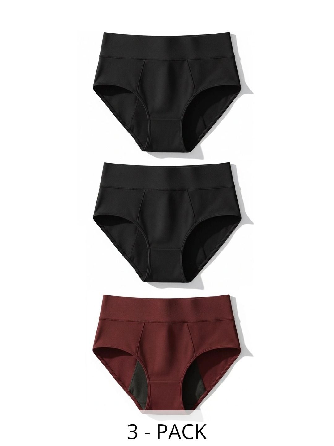 FLORAFIT Women Pack of 3 Cotton Period Briefs-picture-28