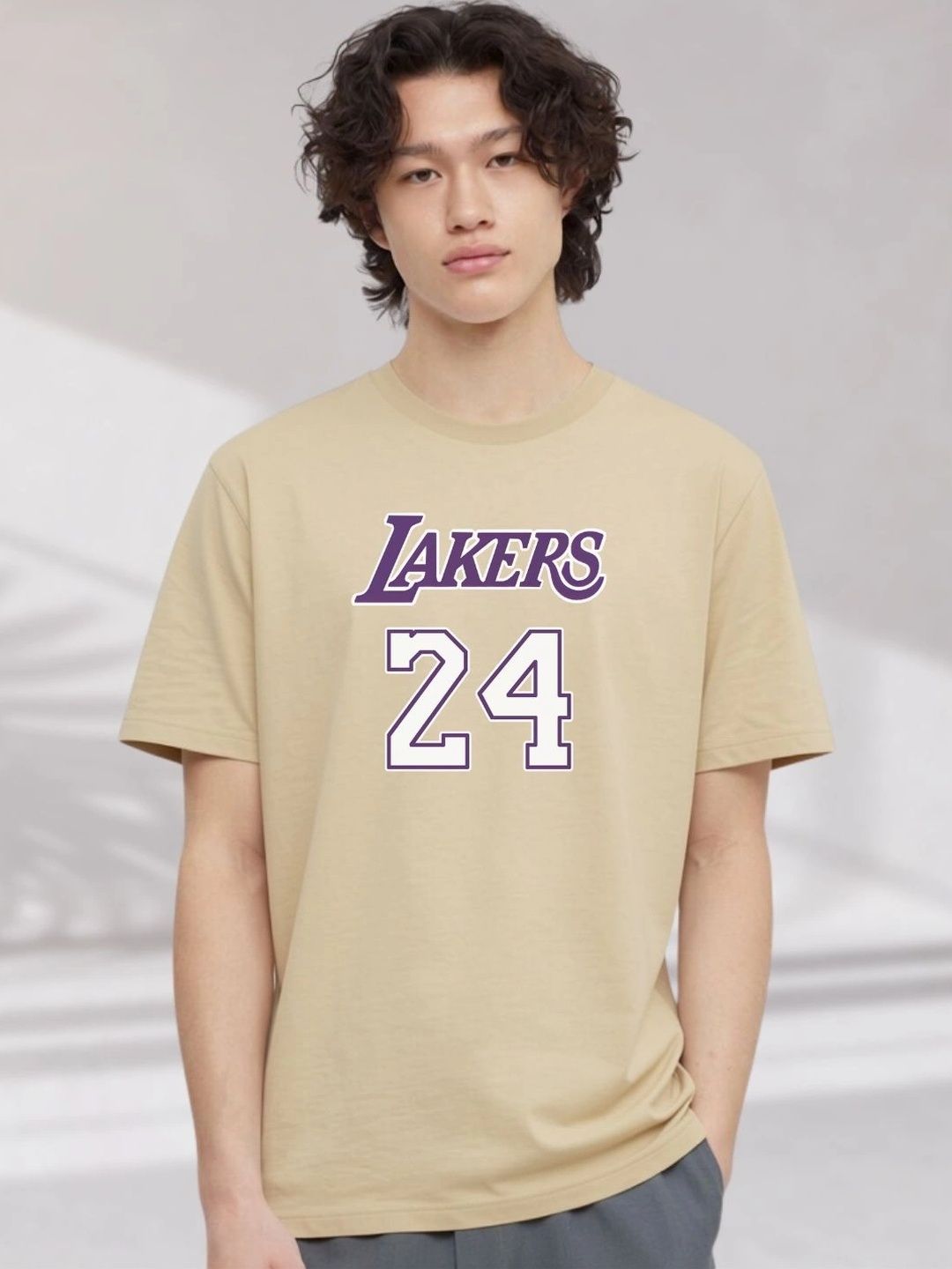 Cool Plus Men Los Angeles Lakers Printed T-shirt-picture-51