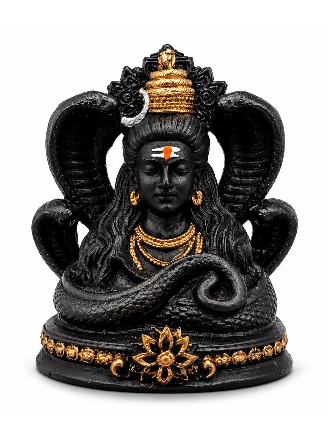 Adhvik Black Religious Idol Showpiece-picture-15
