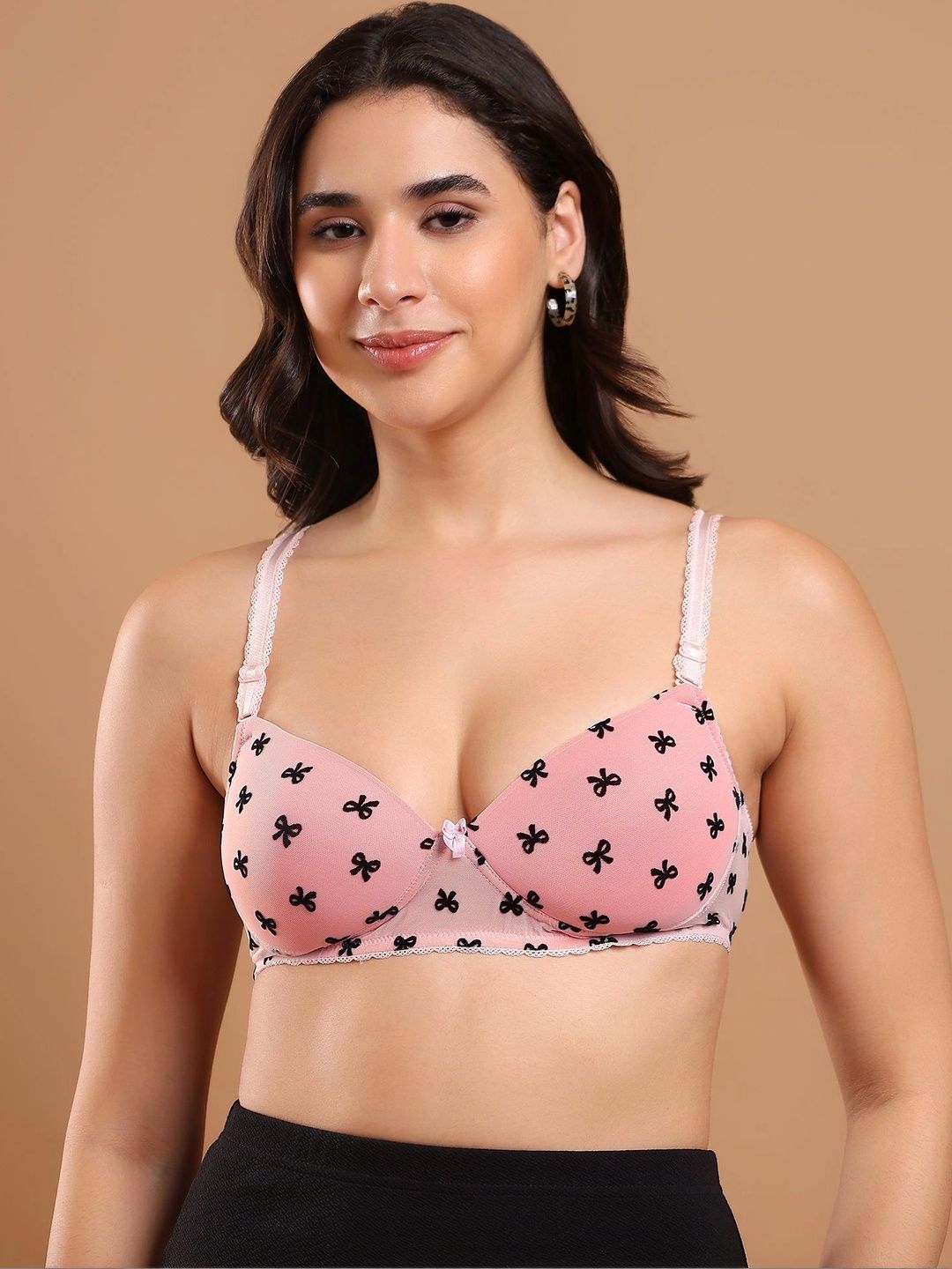 VELESSA Geometric Bra Medium Coverage Lightly Padded-picture-42