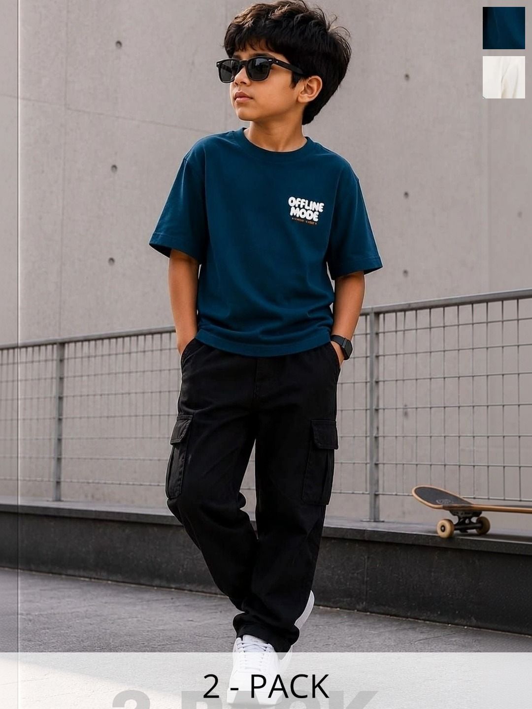 Pixel Punk Boys Typography 2 Printed T-shirt-picture-10