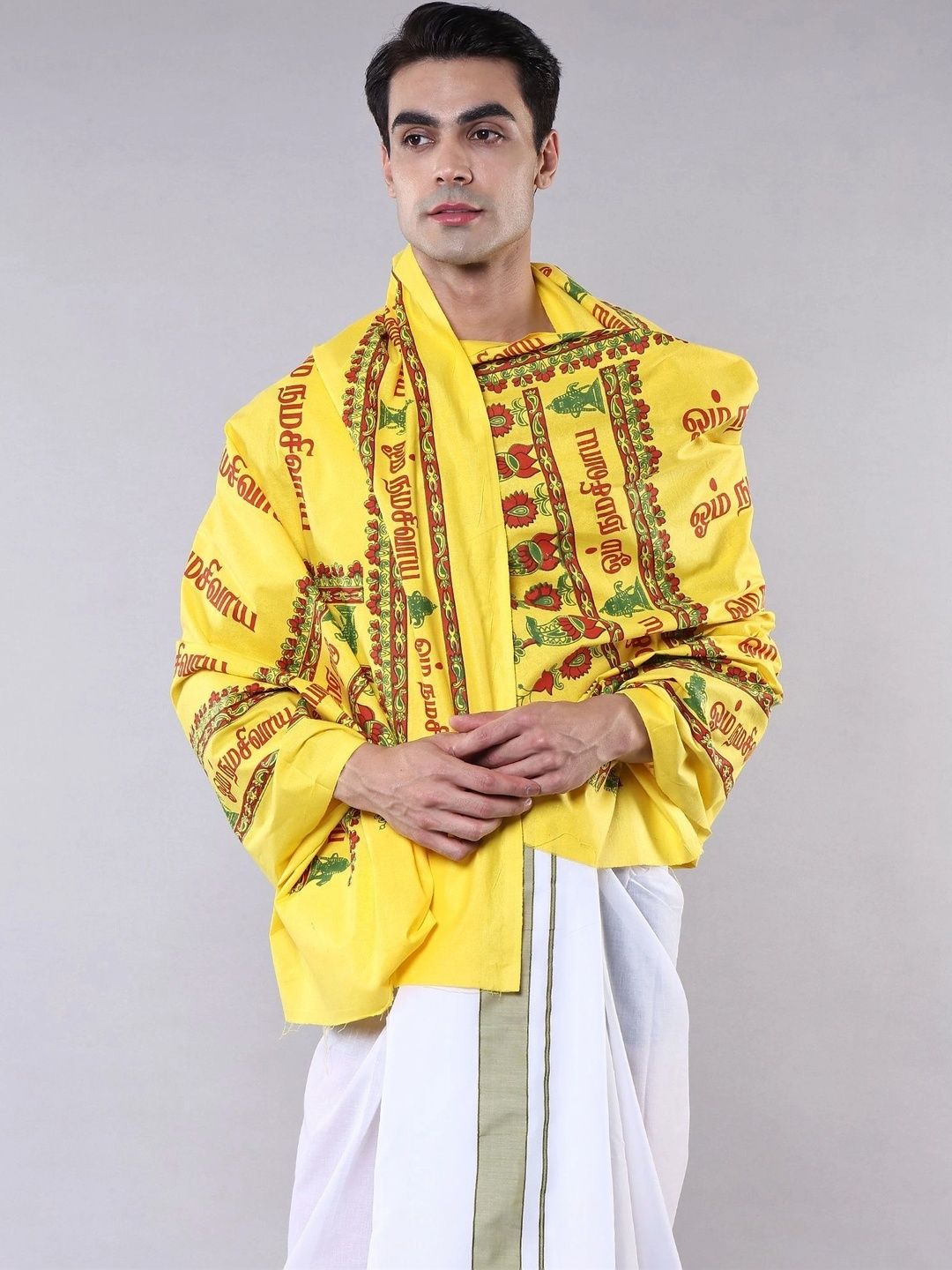 Exotic India Unisex Graphic Printed Shawl-image-25