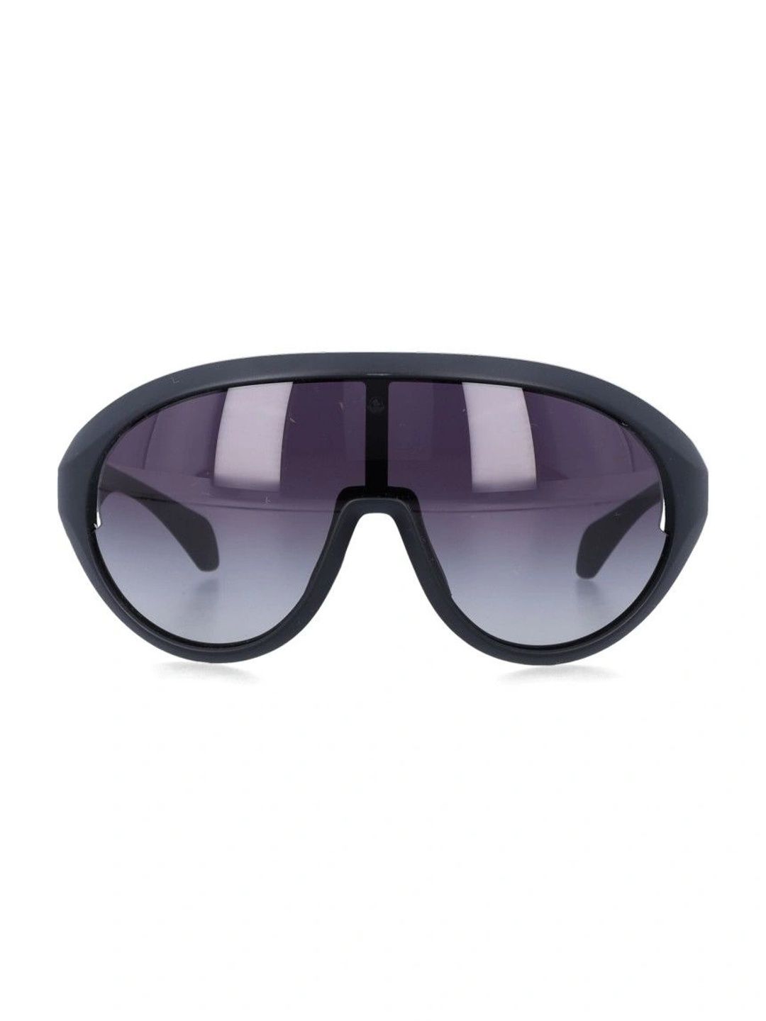 Moncler Men Grey Lens & Black Shield Sunglasses with-image-13