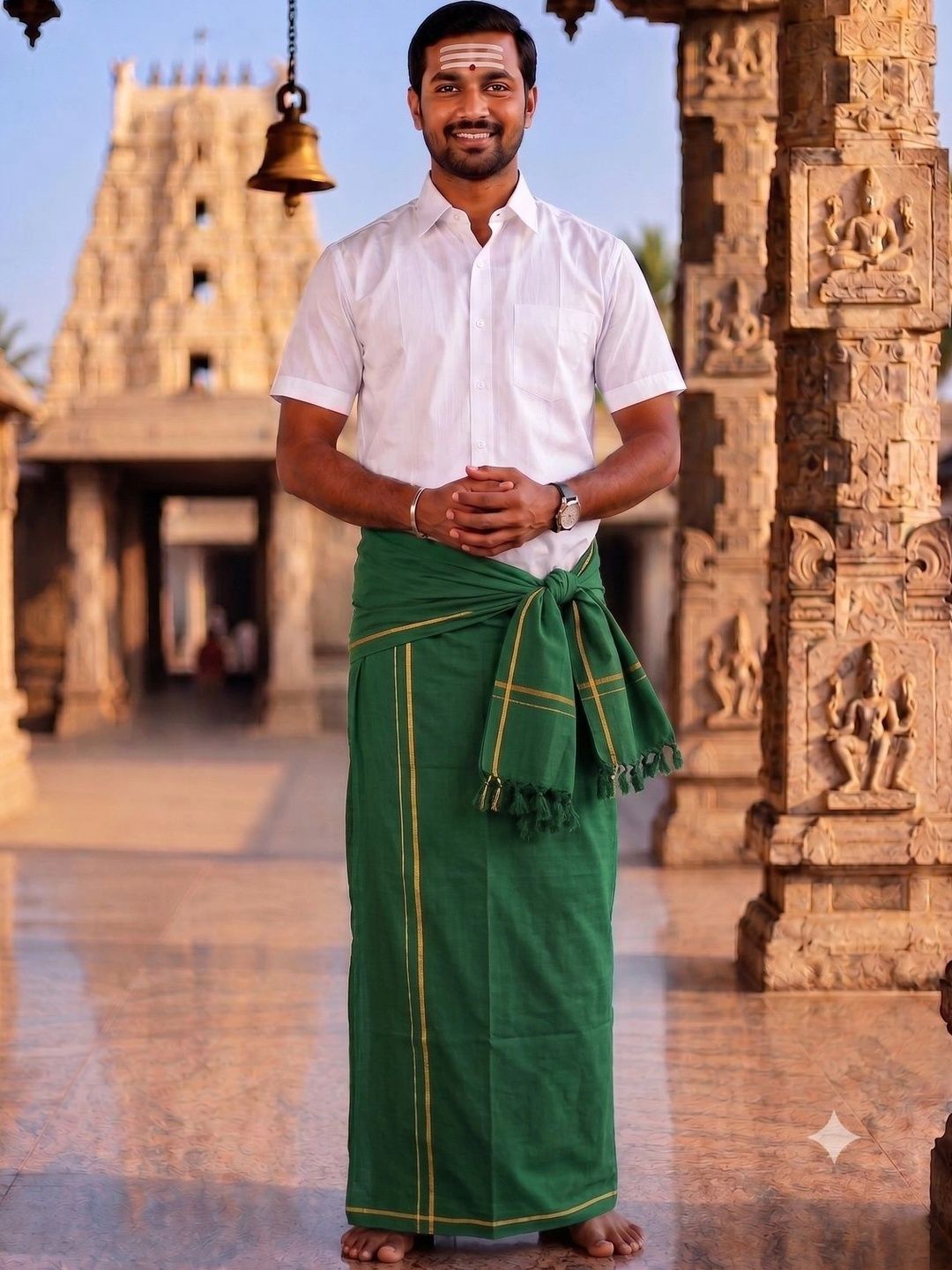 Hornbill Enterprises Men Cotton Dhoti Dhotis-picture-25