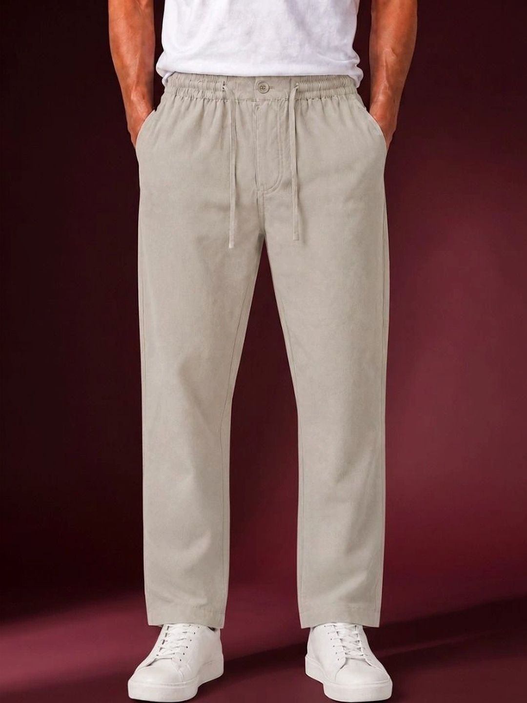 Nplusonefashion Men Straight Fit Trousers-picture-21