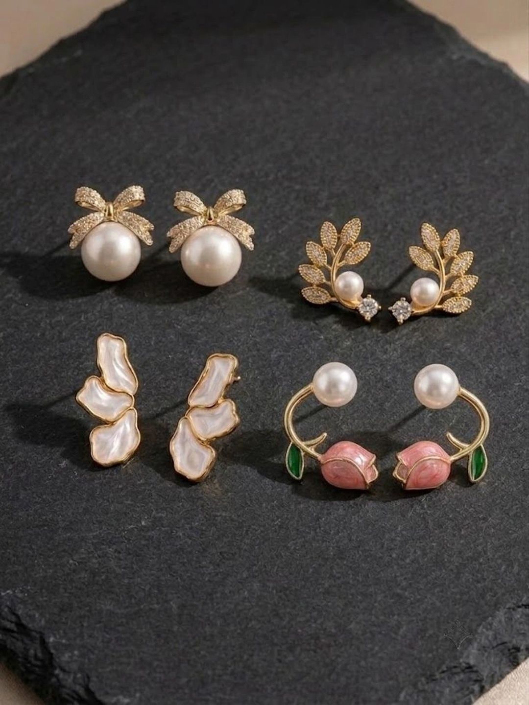 Nishbliss jewels Floral Studs Earrings-picture-31