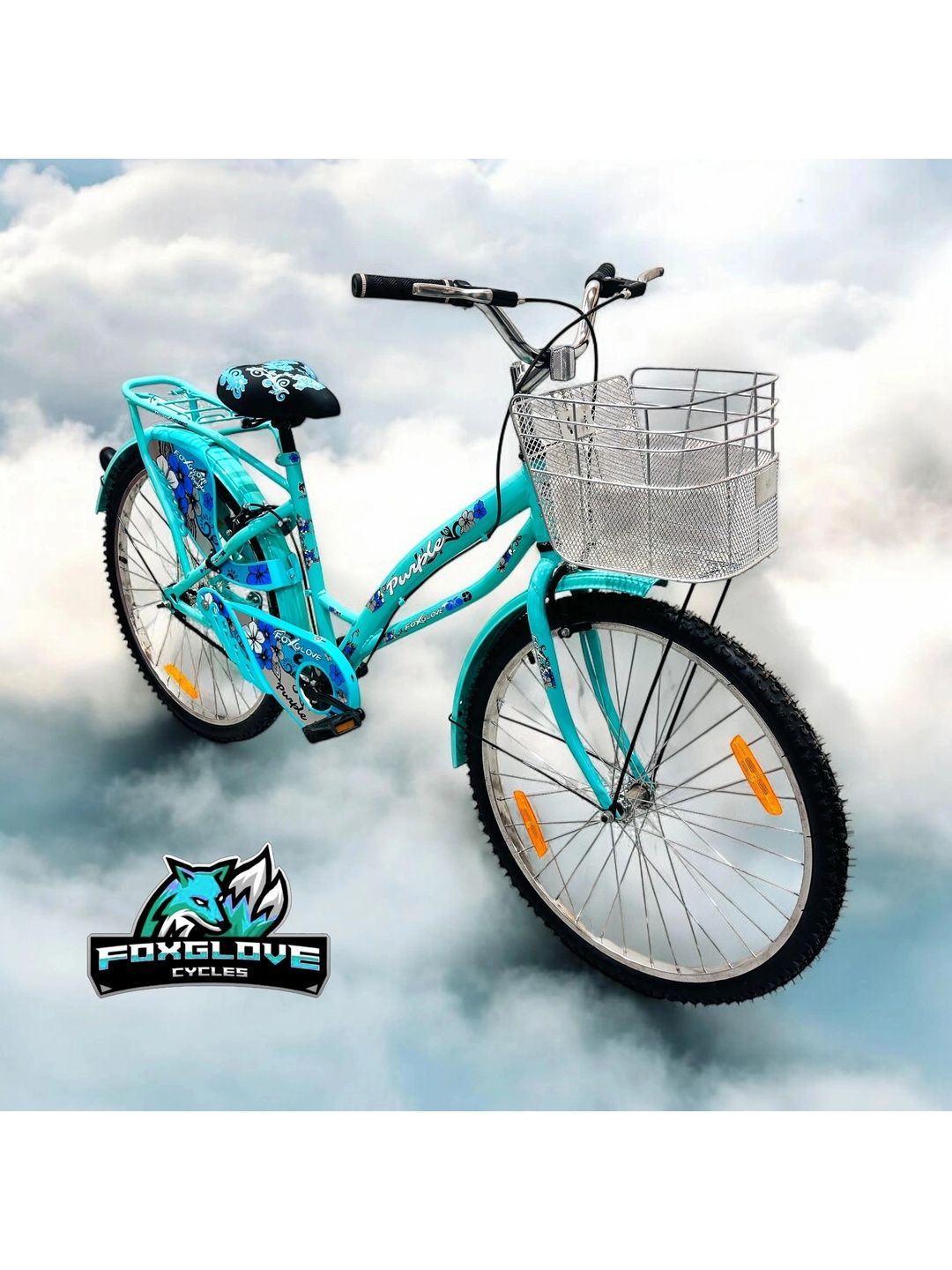 FOXGLOVE Patterned Glossy Bicycle - 26 Inch-image-9