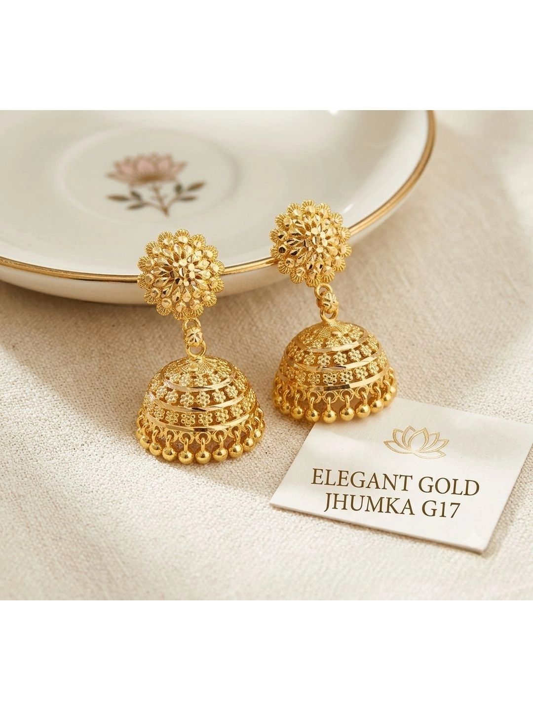 MA FASHION Circular Jhumkas Earrings-picture-17