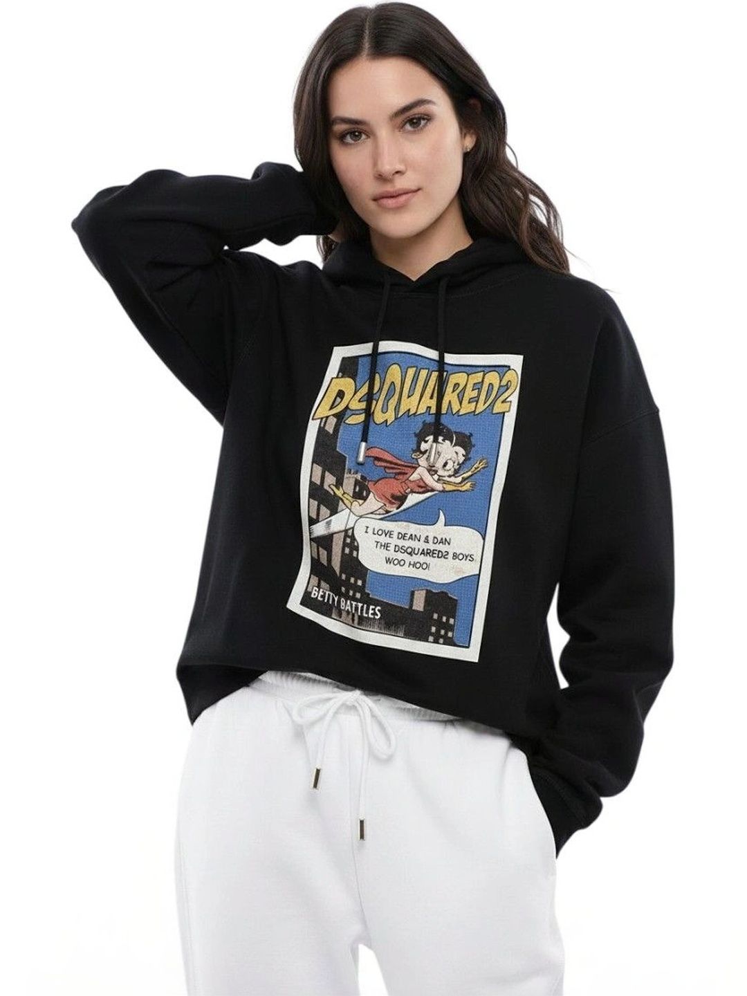 Dsquared2 Women Printed Hooded Sweatshirt-picture-27
