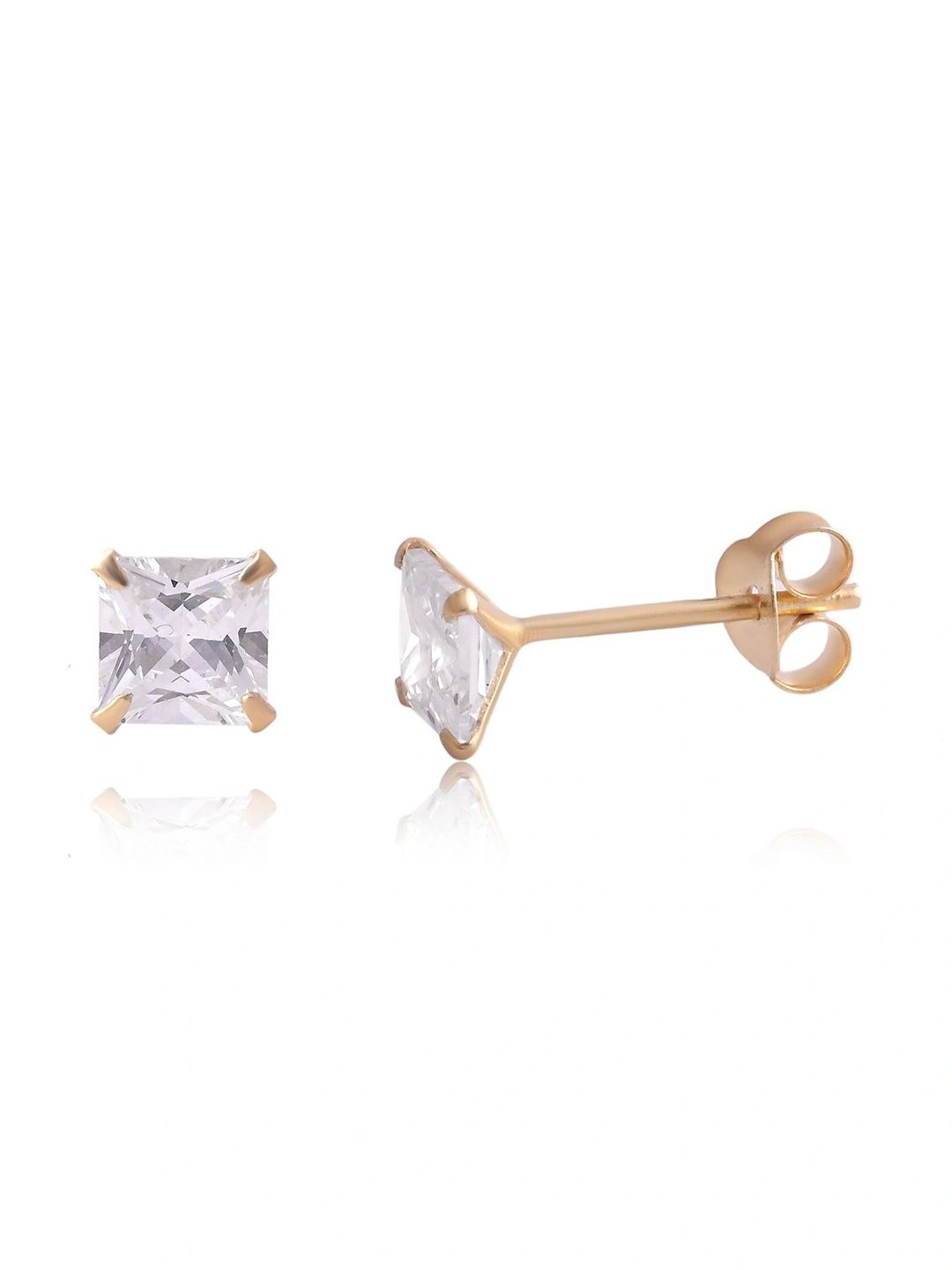 STERLINGLOW ABHOOSHAN Square Studs Earrings-picture-18